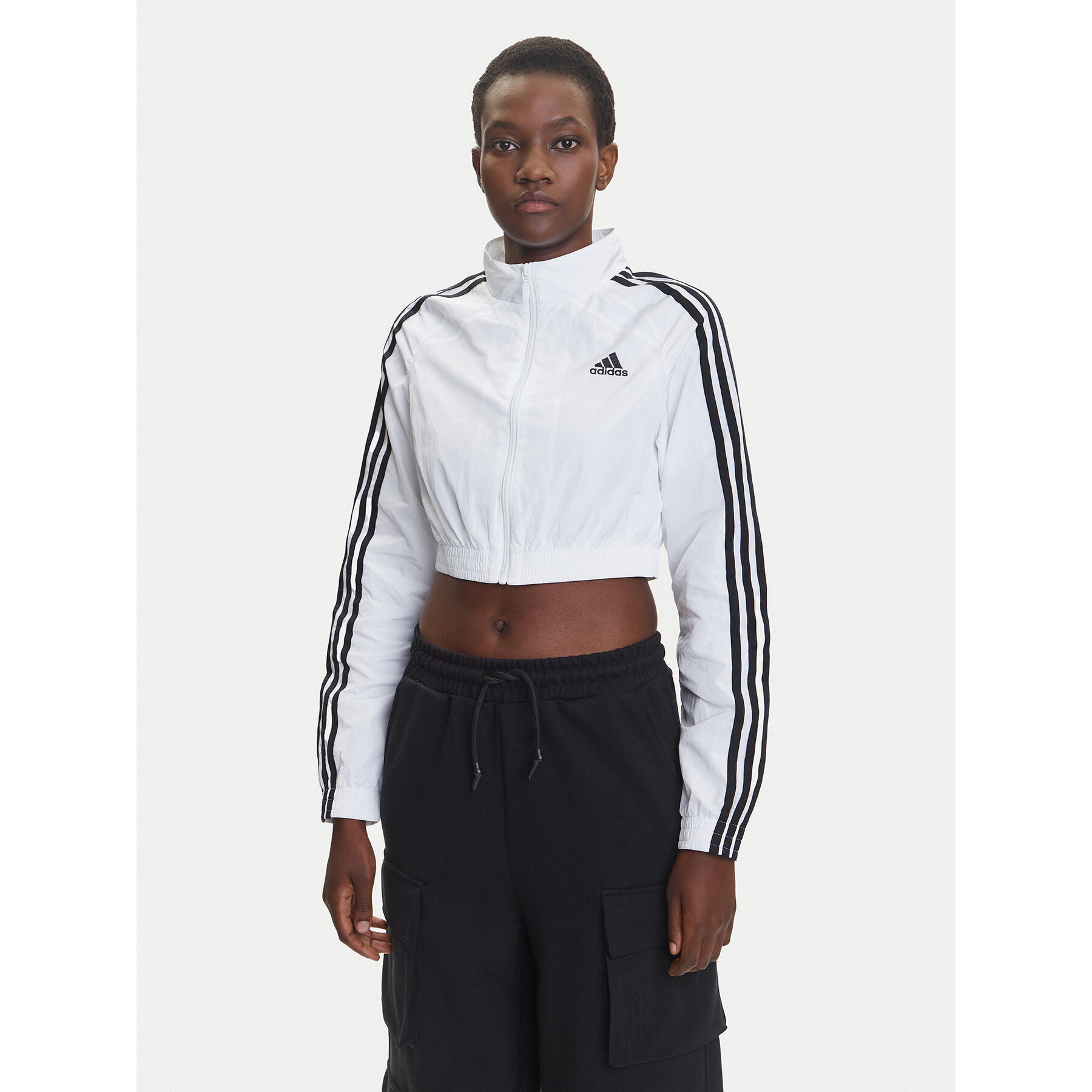 adidas Sweatshirt Teamgeist adicolor JZ8275 Weiß Slim Fit