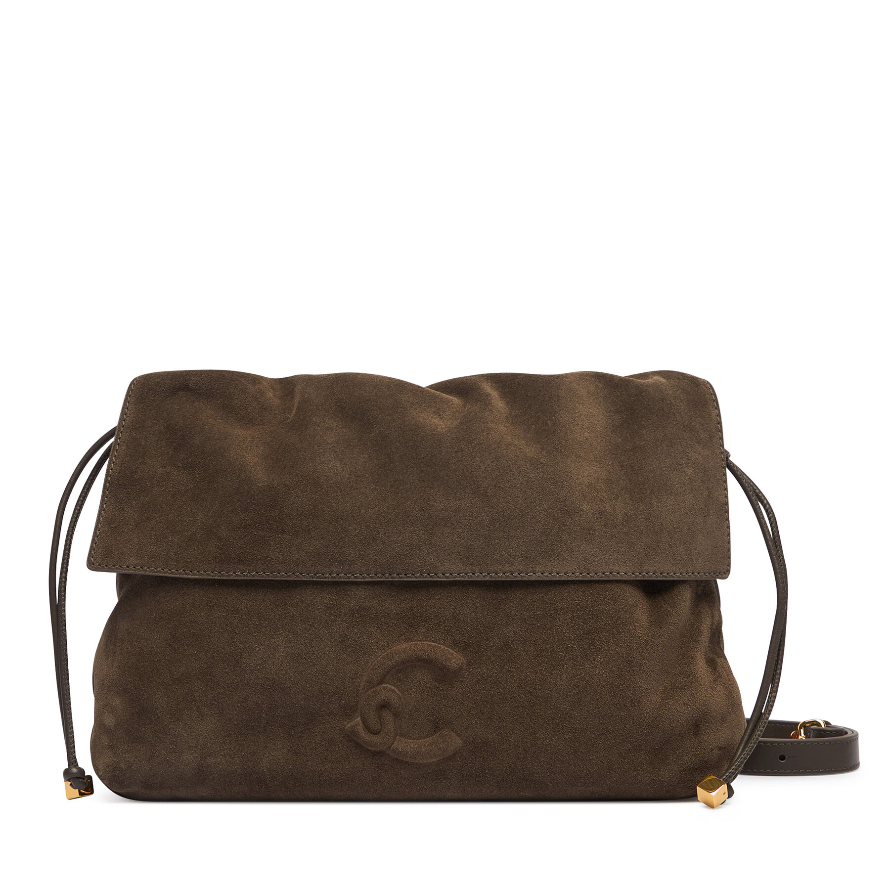 Coccinelle Τσάντα Coccinelle V9G Coccinellelidia Suede Bim E1 V9G 13 04 01 Χακί
