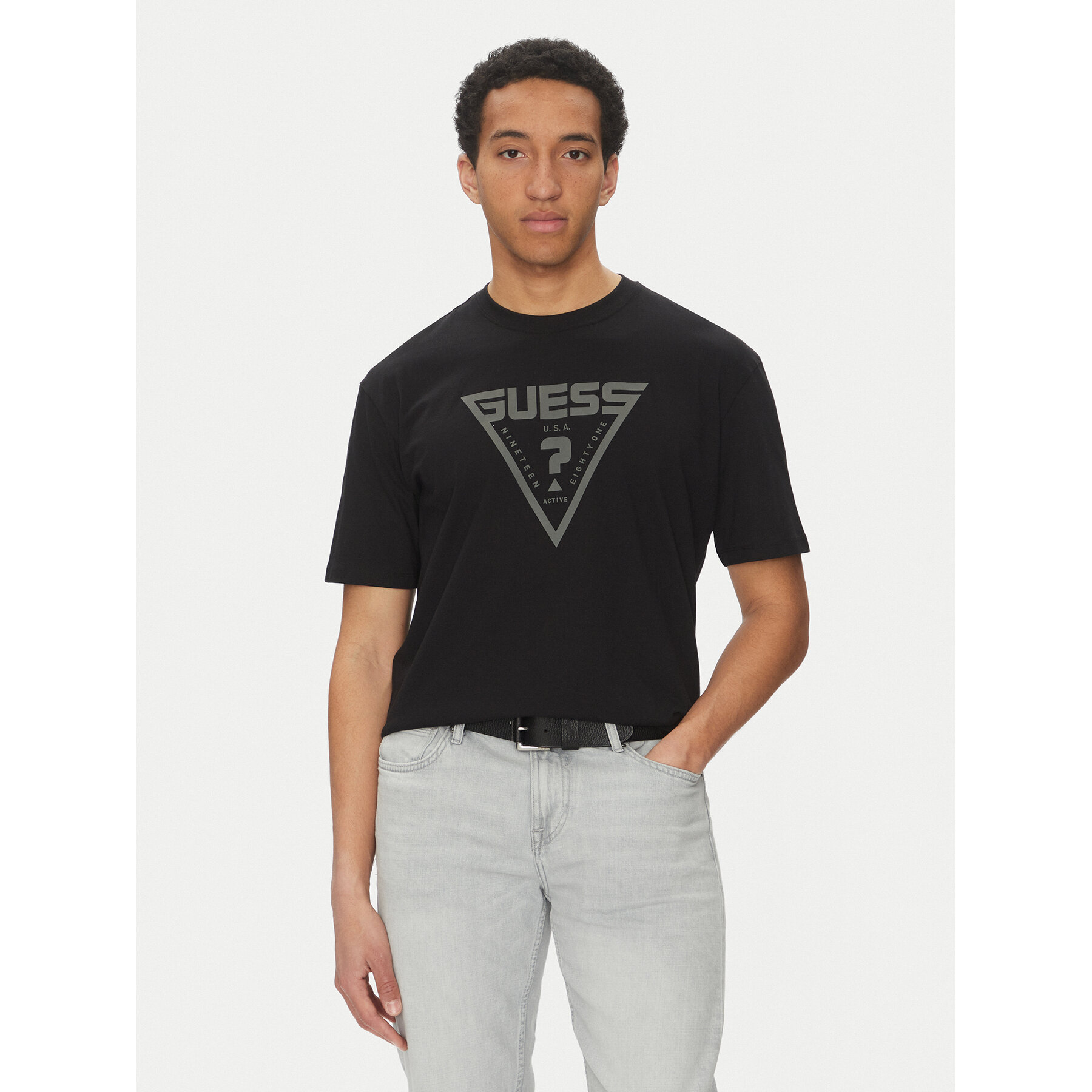 Guess T-Shirt Z4BI02 I3Z14 Μαύρο Regular Fit