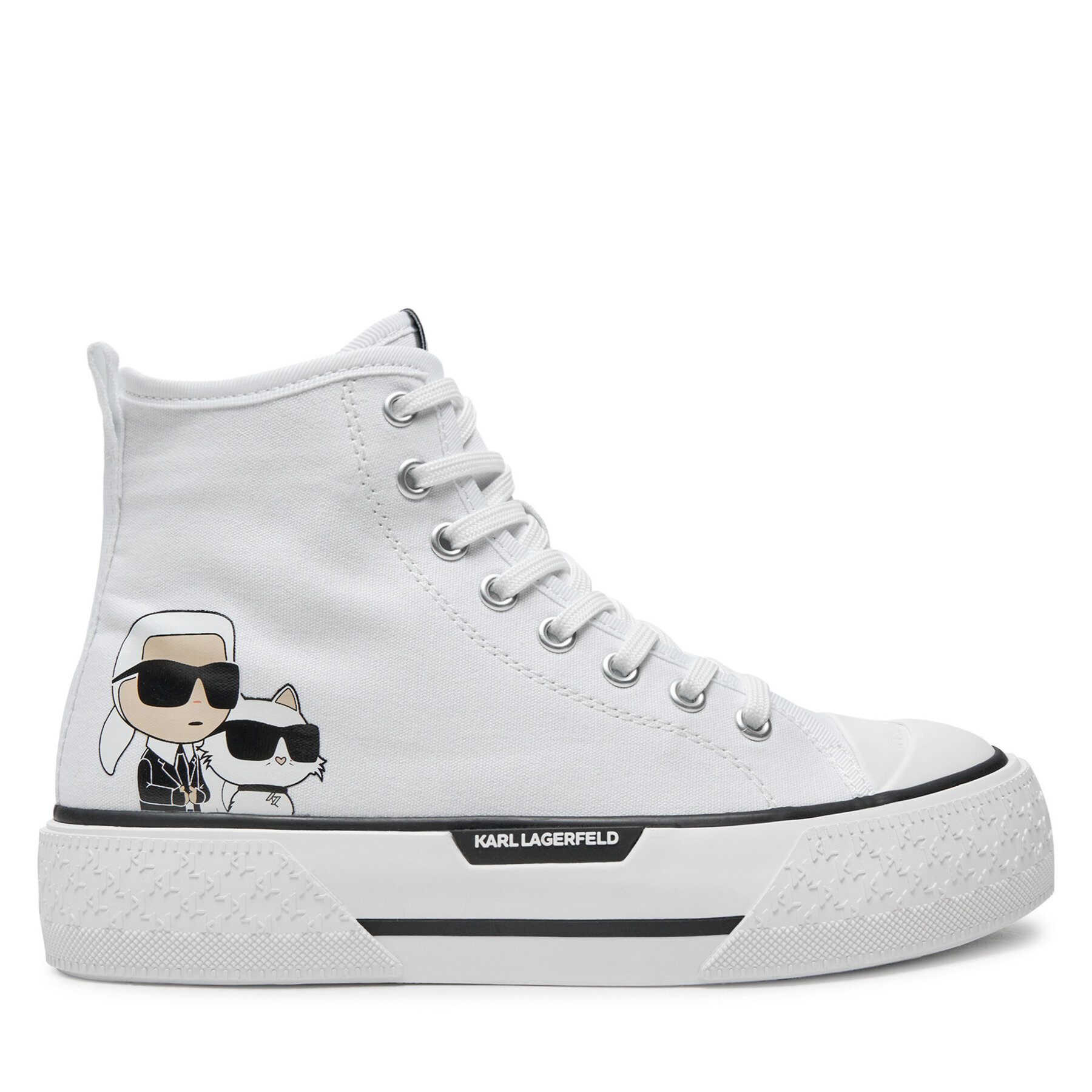 Sneakers aus Stoff KARL LAGERFELD