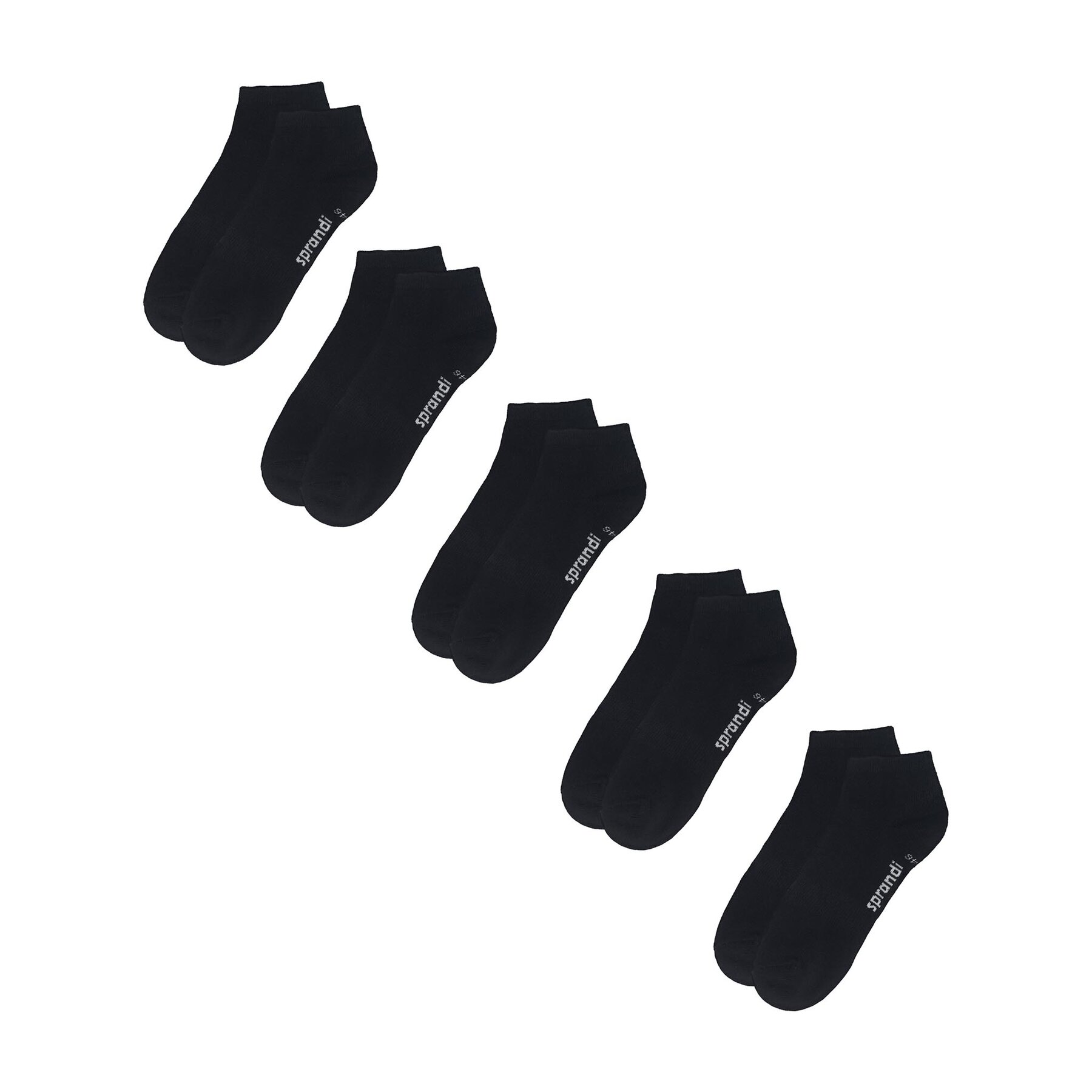 Īsās zeķes Sprandi 0WB-003-AW23 (5-pack) Melns