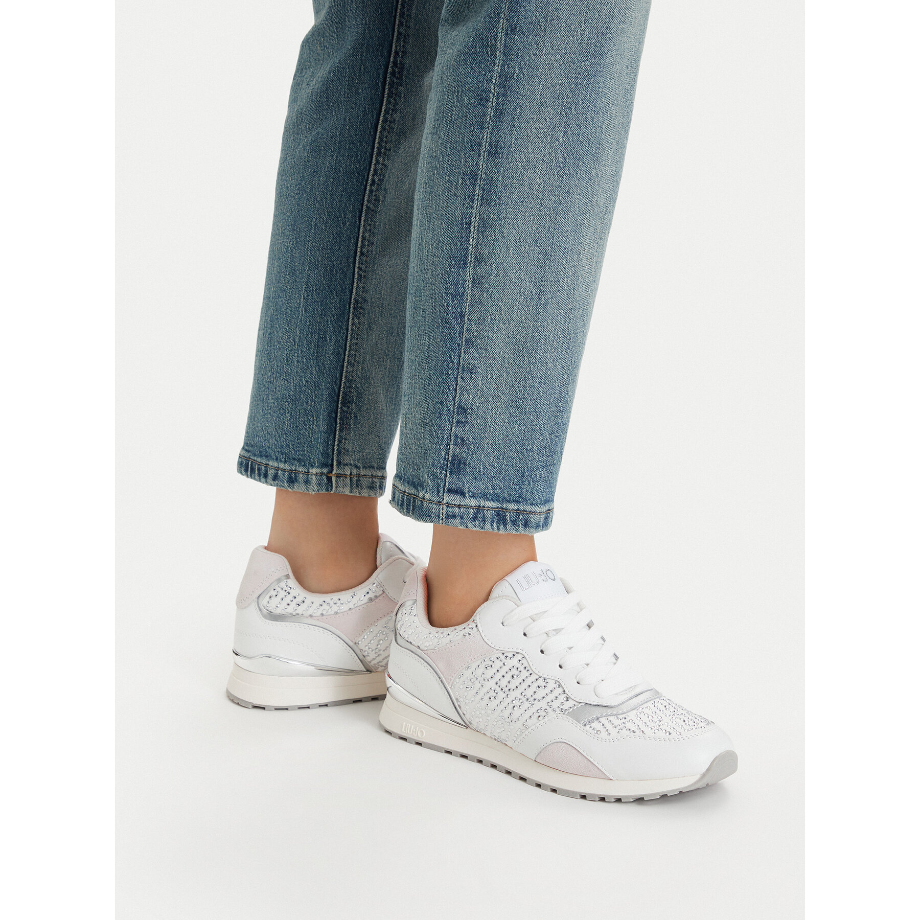 Sneakers Liu Jo Maxi Wonder Low 02 BA6015 PX821 Alb