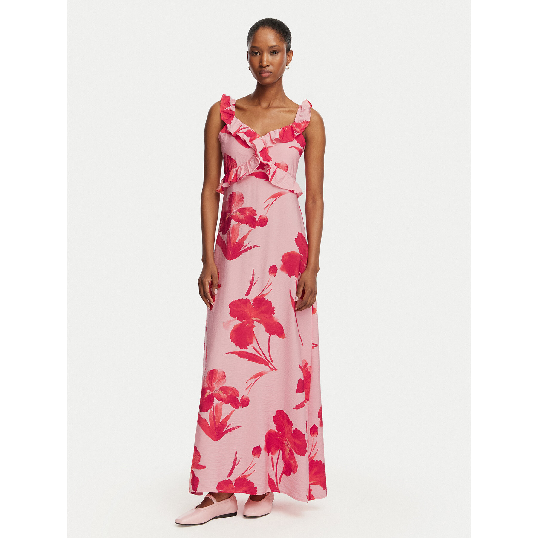 ONLY Sommerkleid Hyaci 15372511 Rosa Regular Fit