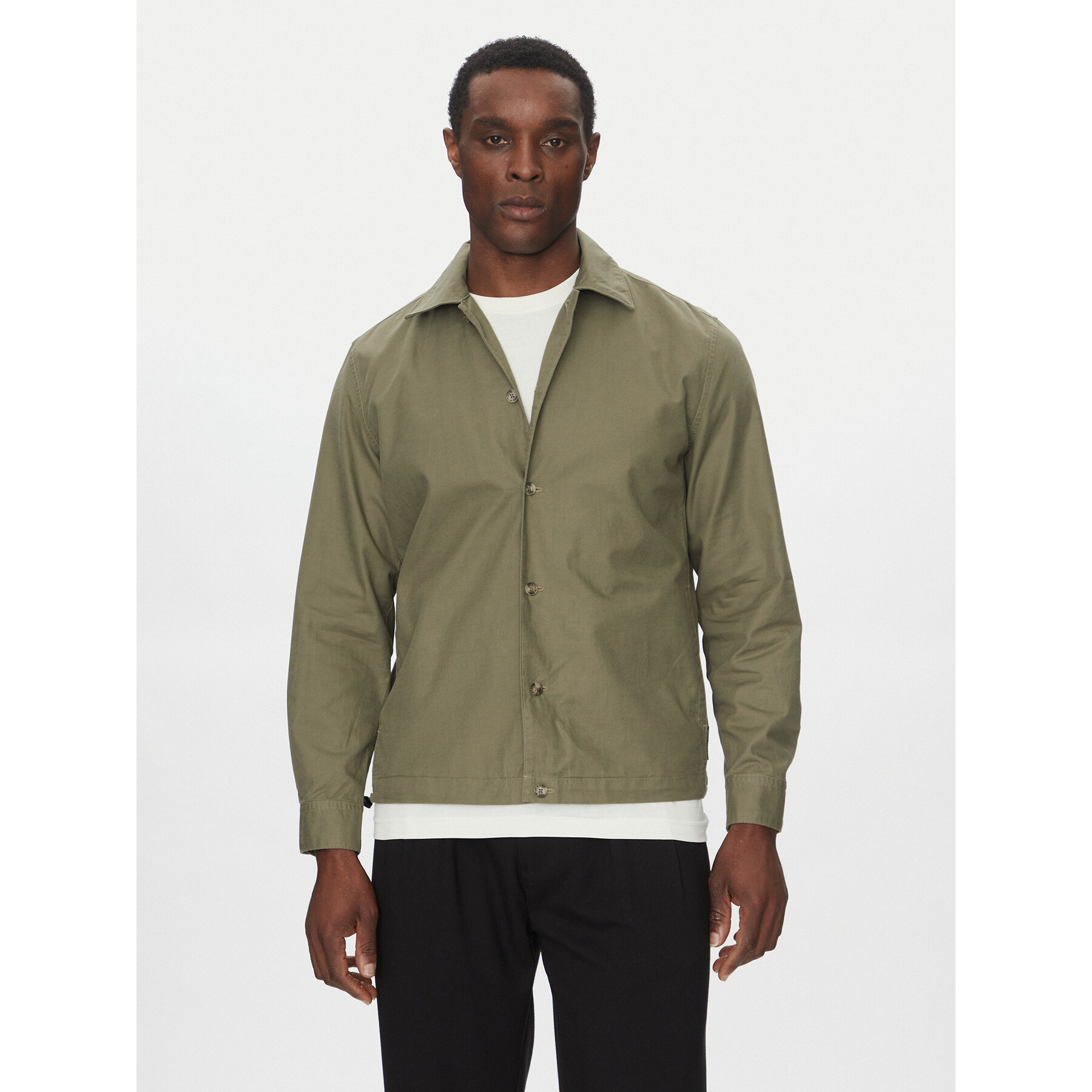 Marc O'Polo Hemd 523 1340 74178 Grün Regular Fit