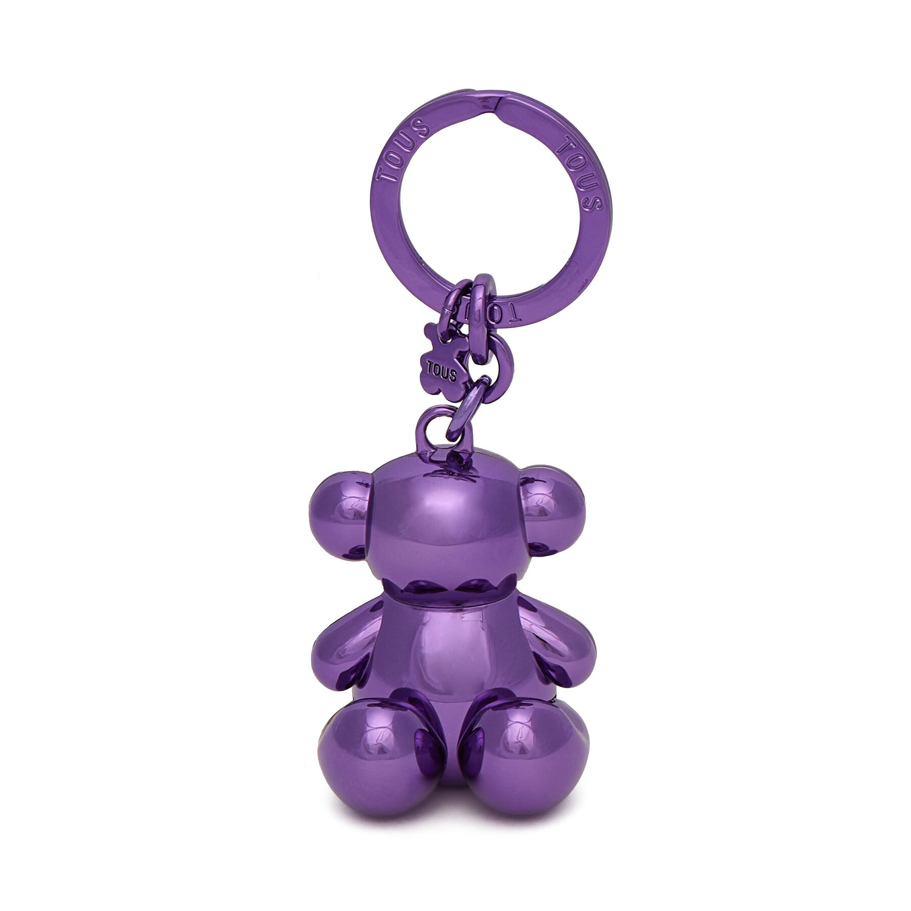 Μπρελόκ TOUS LLAVERO METAL BOLD BEAR 2002040629 Μωβ