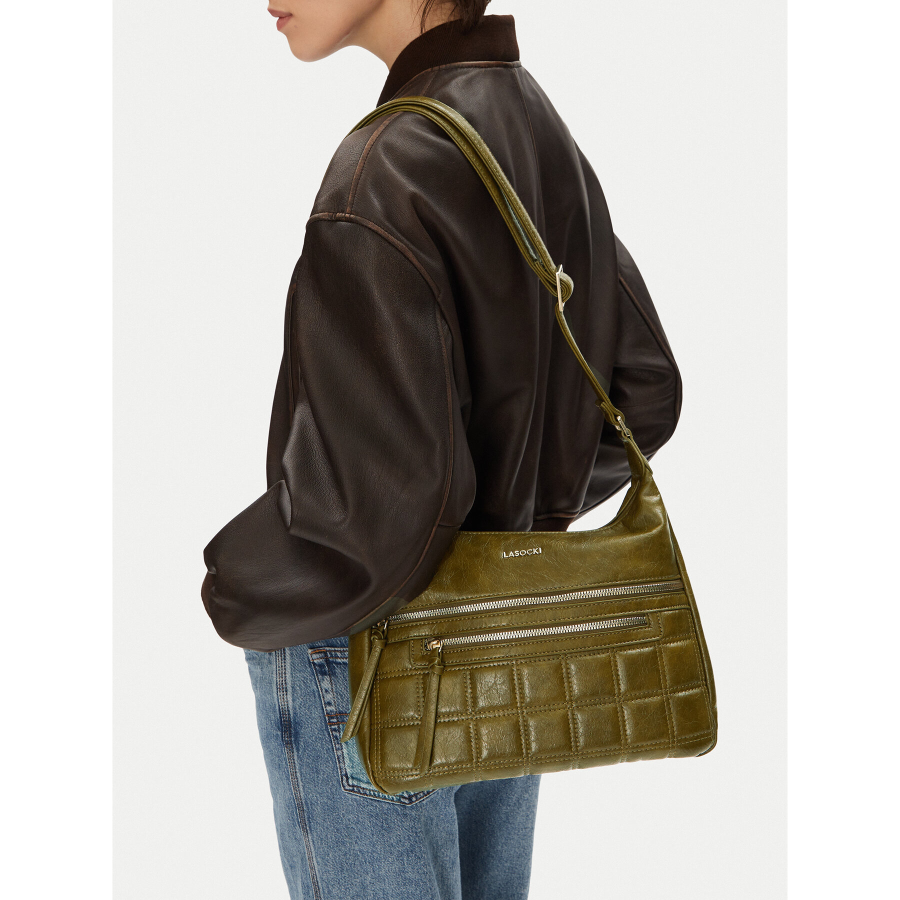 Дамска чанта Lasocki C-LSK-L-010-08 Зелен
