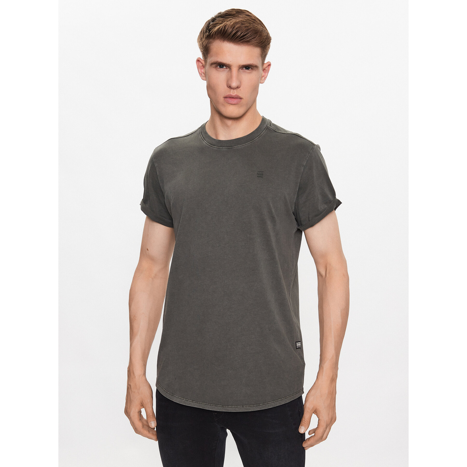 G-Star Raw T-shirt D16396-2653-B575 Siva Regular Fit