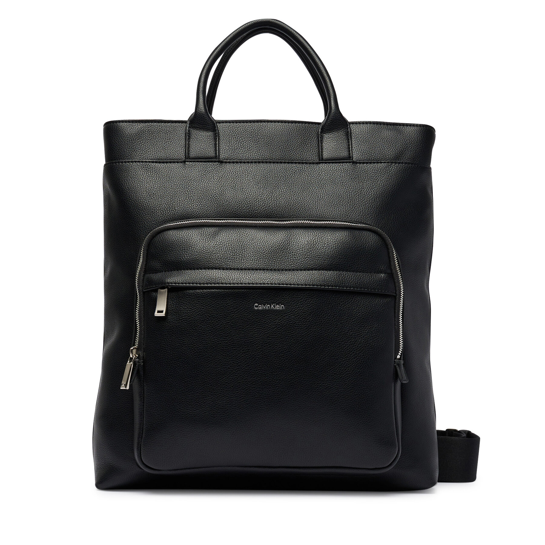 Τσάντα Calvin Klein Raised Tote LV04D3494G Μαύρο