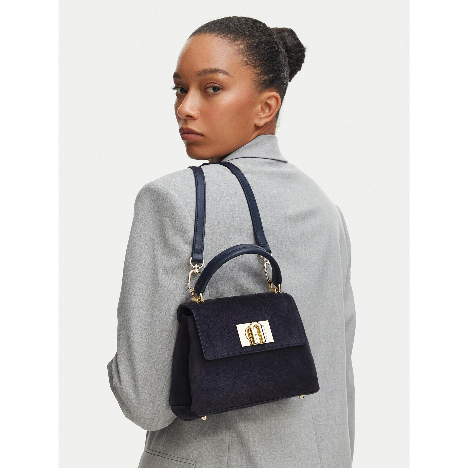 Τσάντα Furla 1927 WB00109 U10000 2677S Σκούρο μπλε