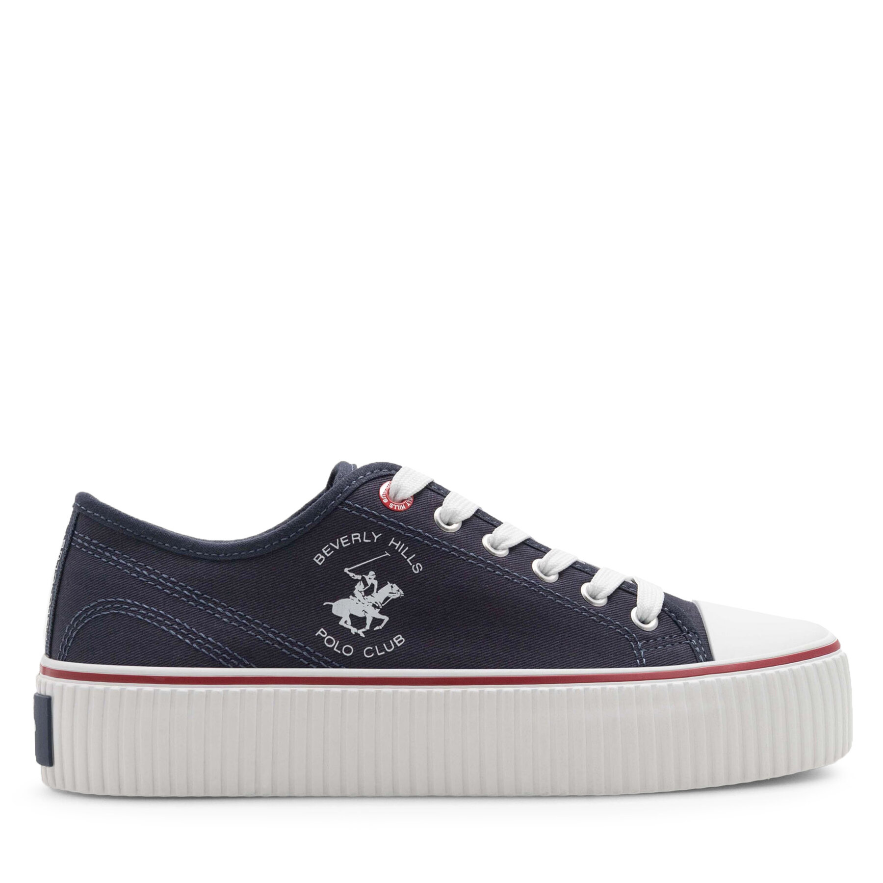 Γυναικεία Sneakers Beverly Hills Polo Club, Μέγεθος 37, Σκούρο μπλε, BHPC027M