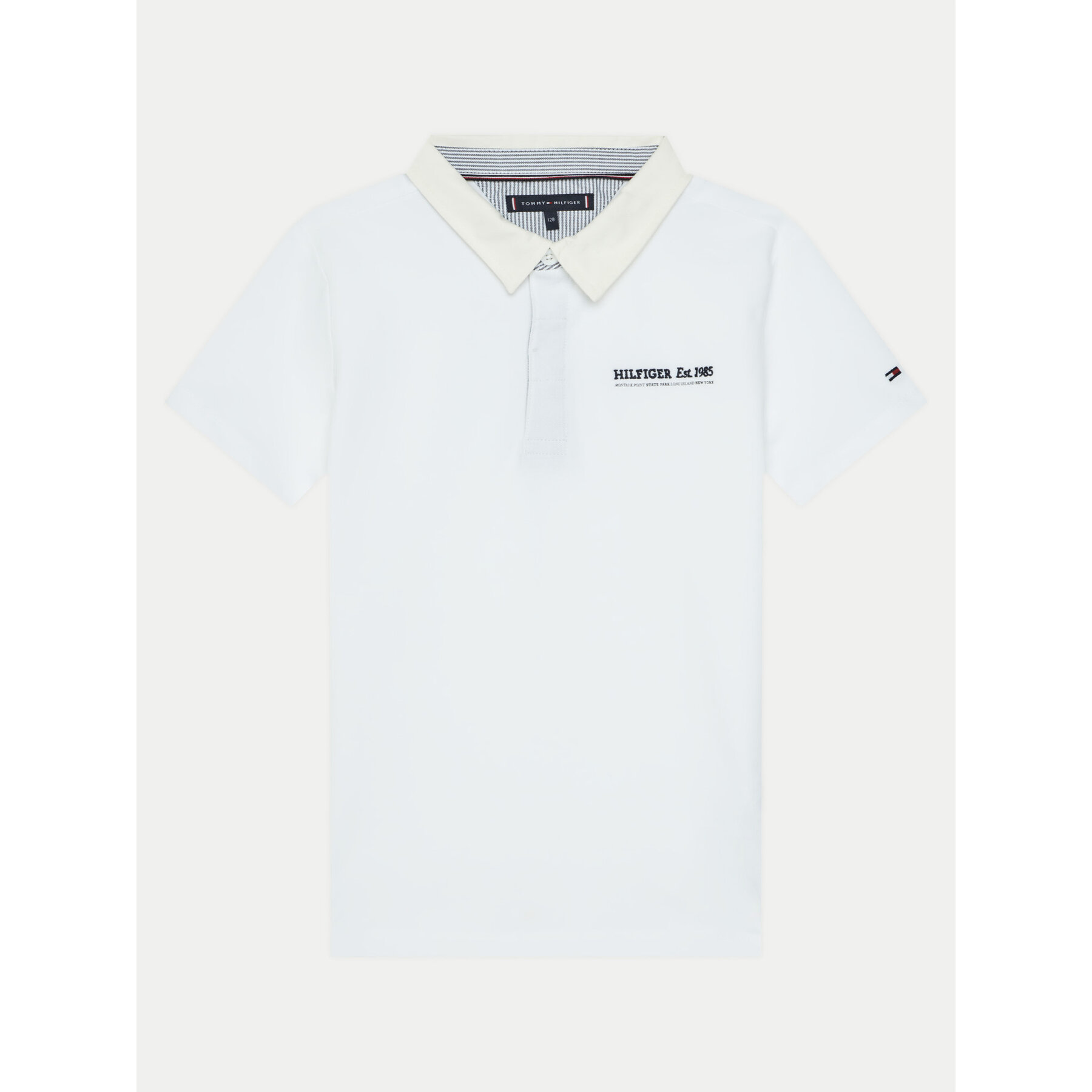Tommy Hilfiger Tommy Hilfiger Polo KB0KB09332 Λευκό Regular Fit