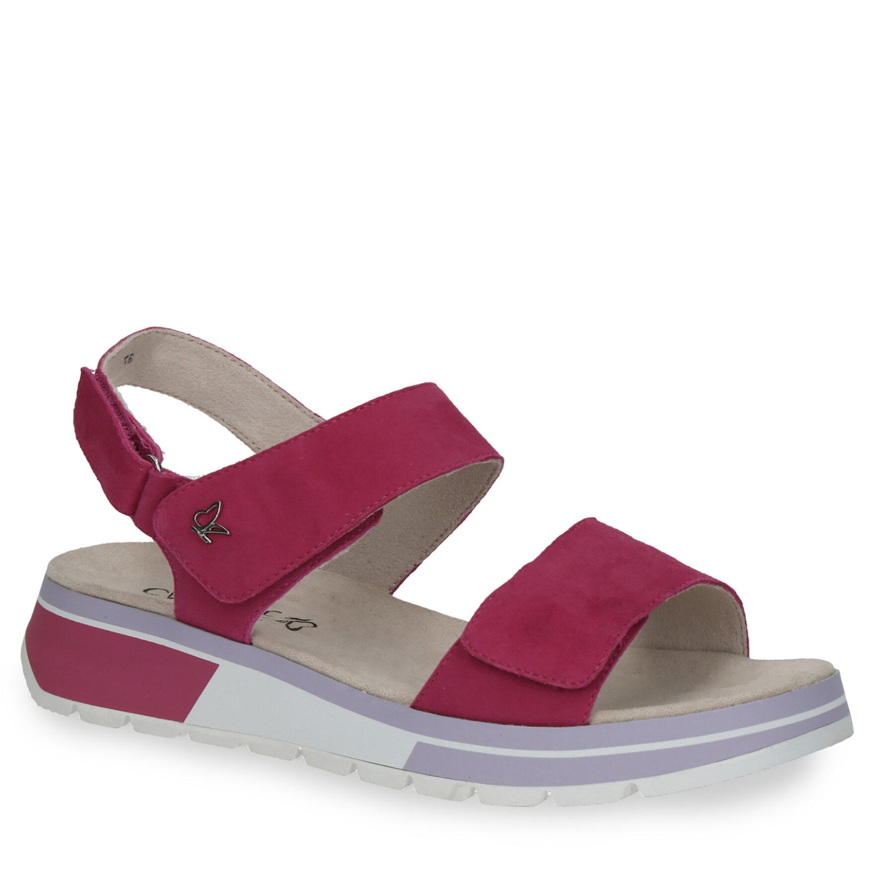 Caprice 9-28705-20 Fuchsia Suede 540 – Сандали