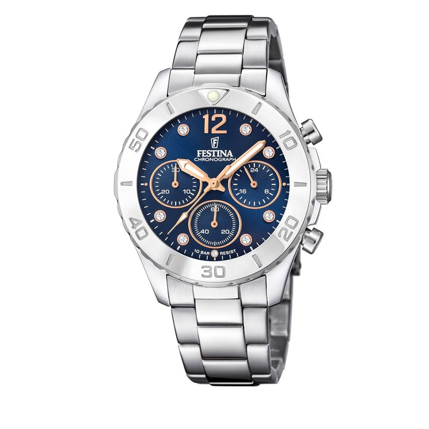 

Годинник Festina Boyfriend Chronograph F20603/3 Silver/Silver, Срібний