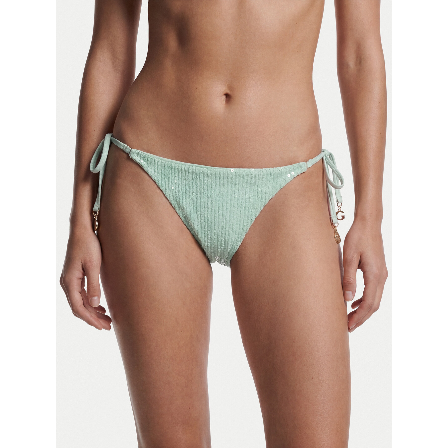 Guess Bikini-Unterteil E6GO04 KBMV0 Grün
