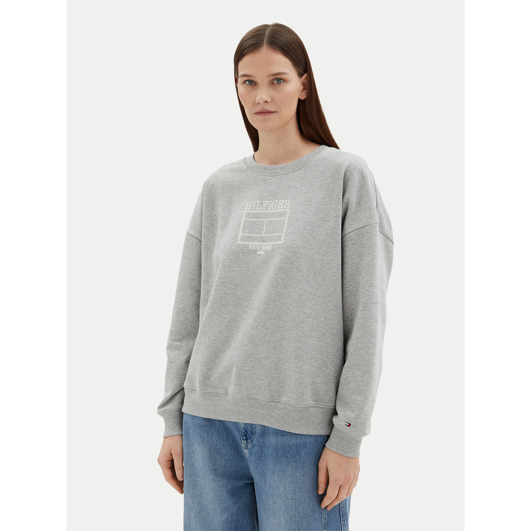 Tommy Hilfiger Sweatshirt WW0WW44633 Grau Regular Fit