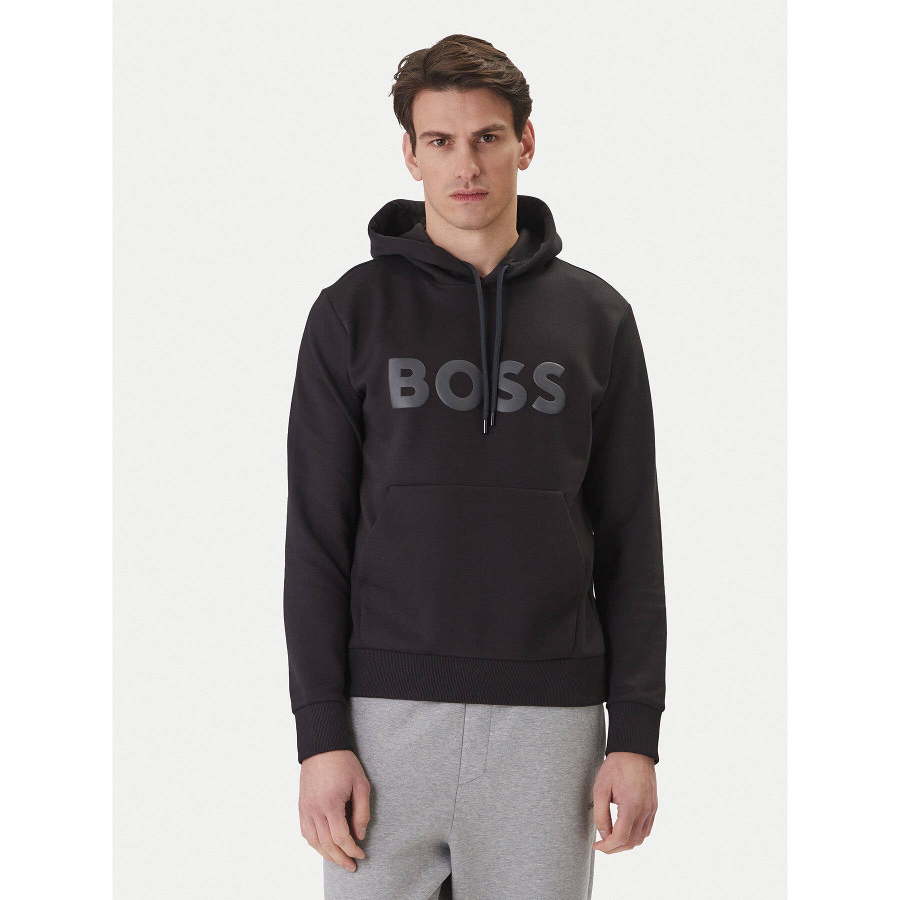 Boss Sweatshirt Soody 50555515 Schwarz Regular Fit