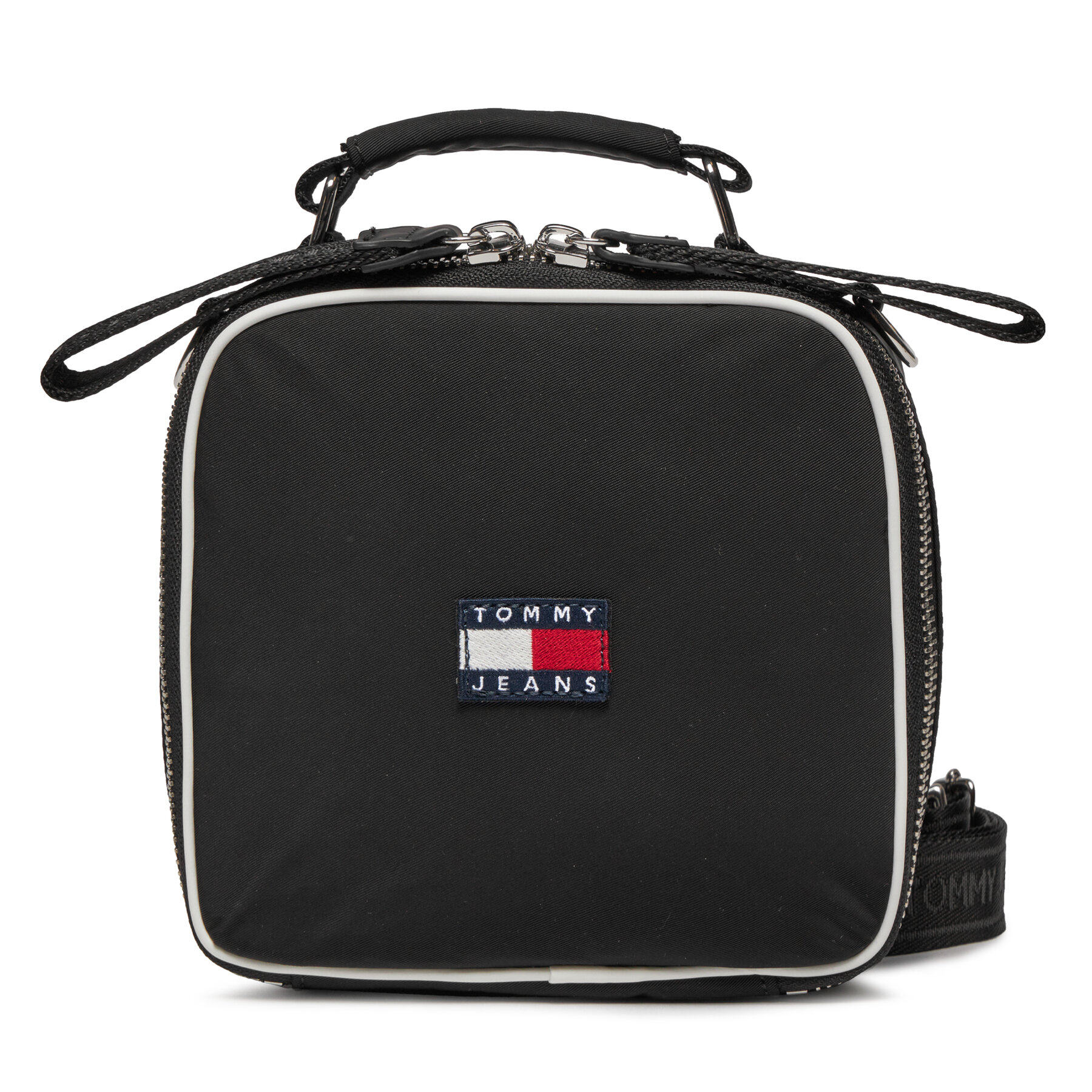 Borsetta Tommy Jeans Tjw Heritage Camera Bag AW0AW16100 Nero