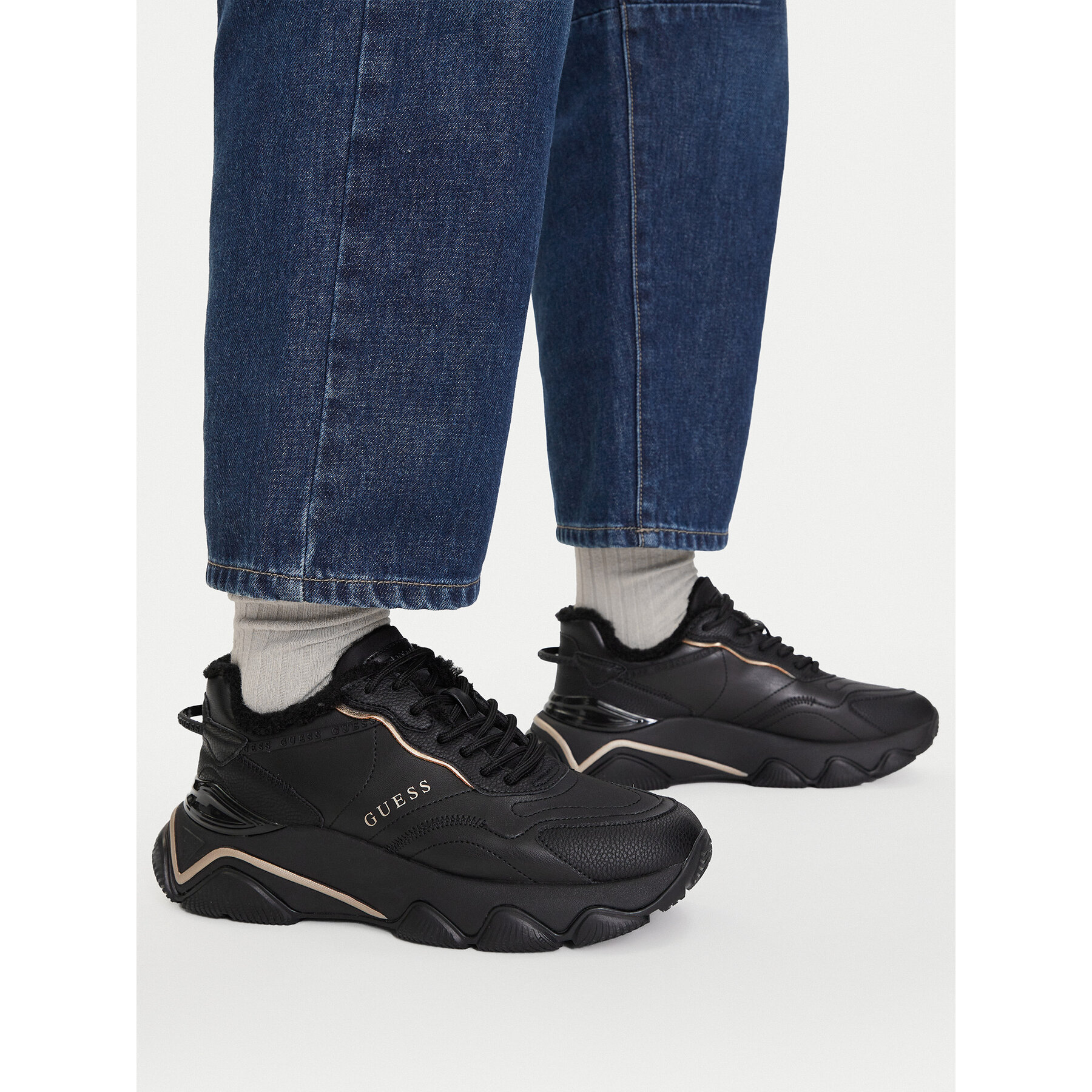 Sneakers Guess FLFMI4 ELE12 Negru
