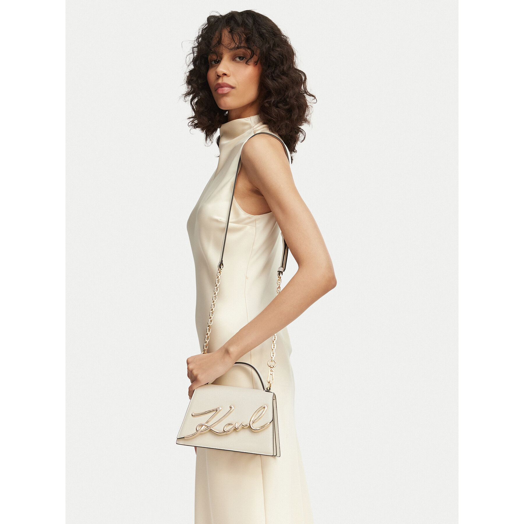 Τσάντα KARL LAGERFELD A1W30038 Λευκό