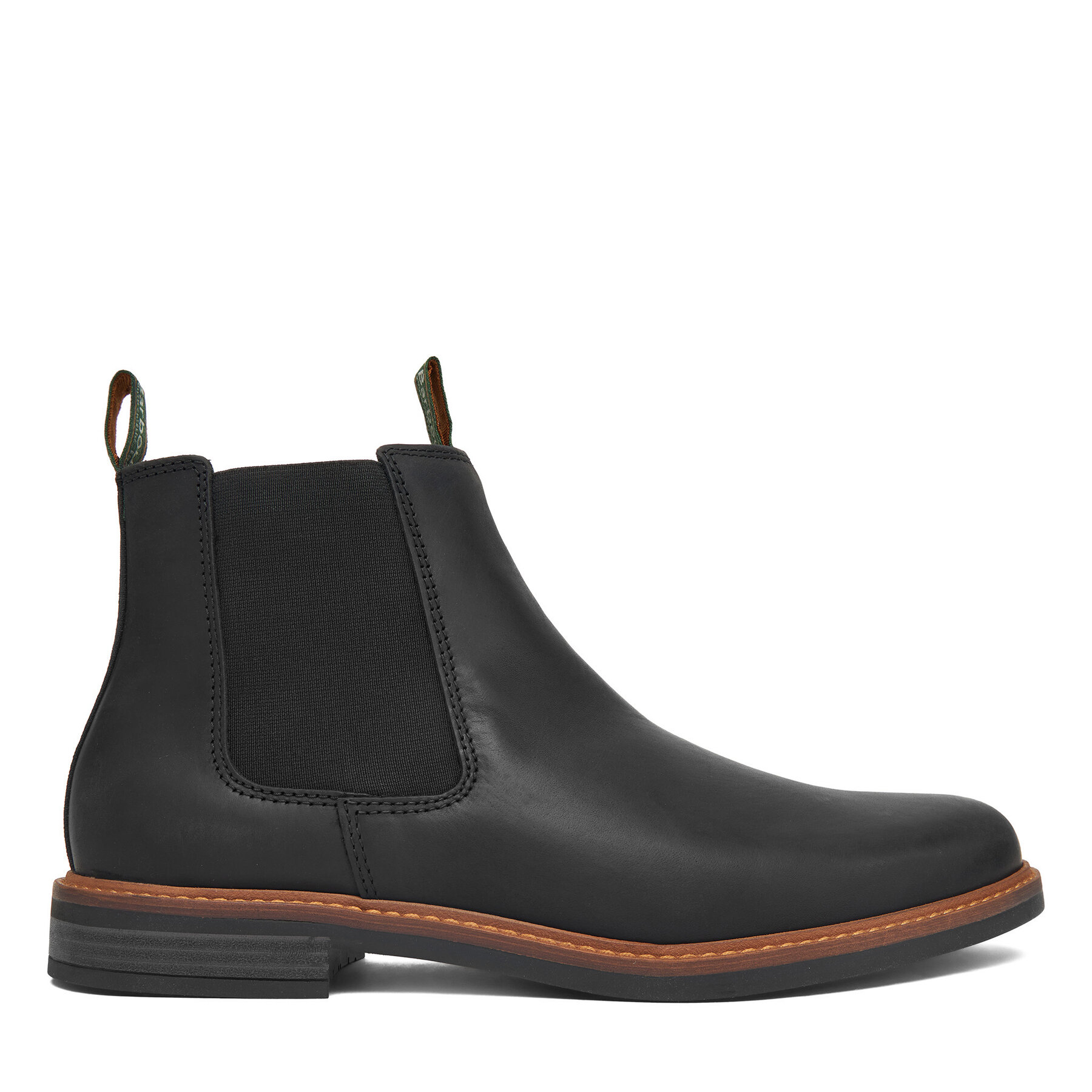 Členková obuv s elastickým prvkom Barbour Farsley MFO0244BK11 Čierna