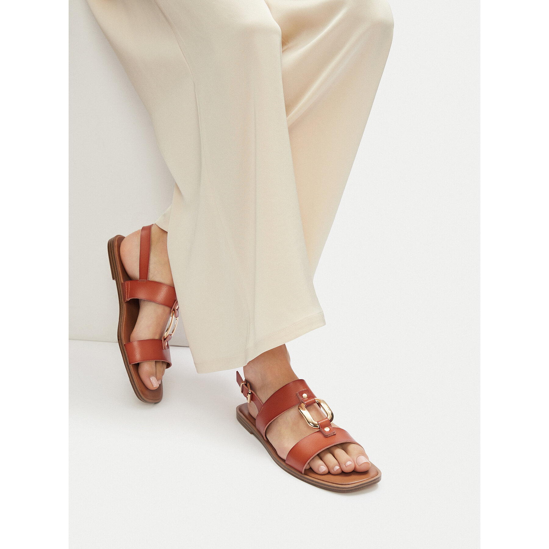 Sandale JENNY WS6561-02A Smeđa