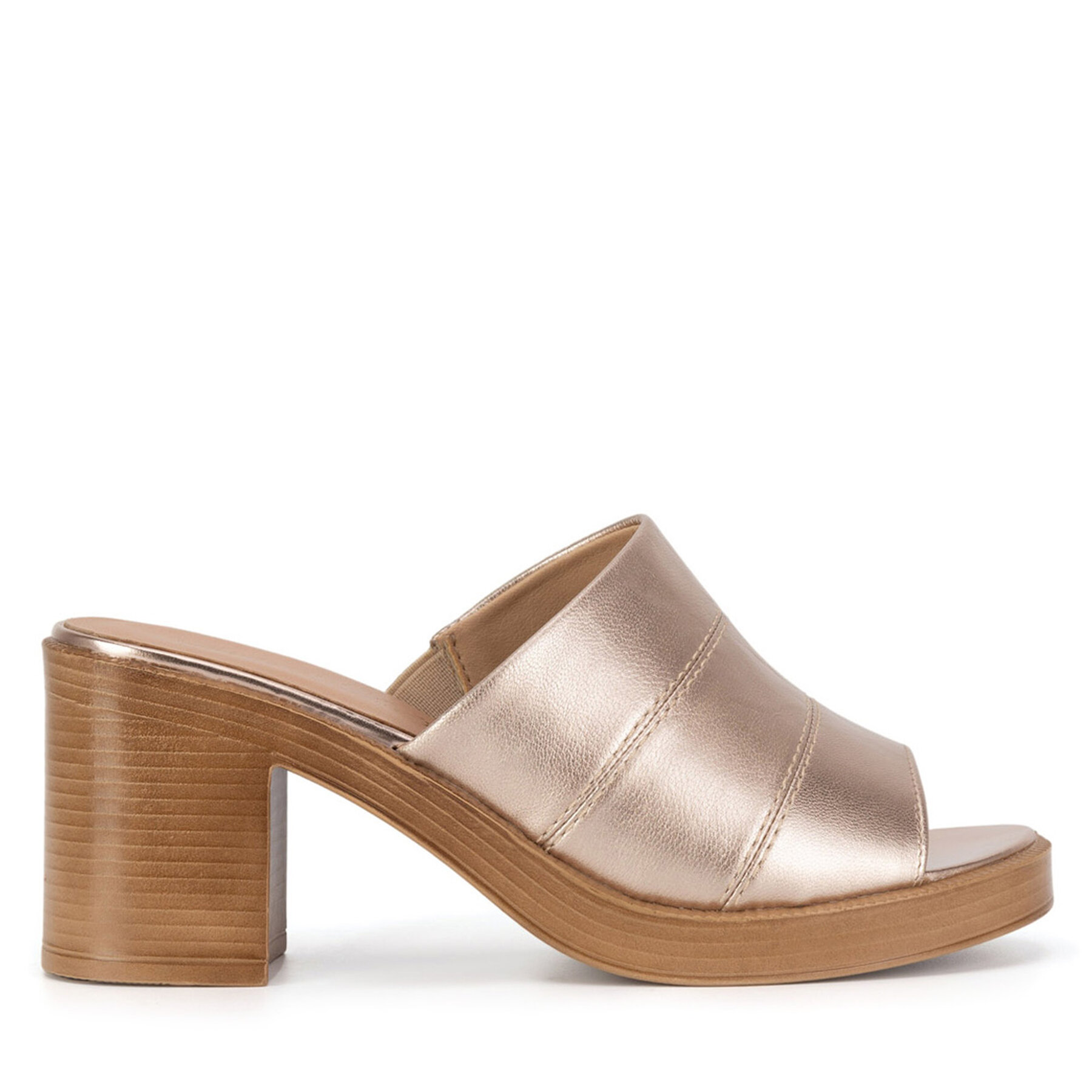 Damen Pantoletten Lasocki, Schuhgröße 40, Goldfarben, RST-KSENIA-01