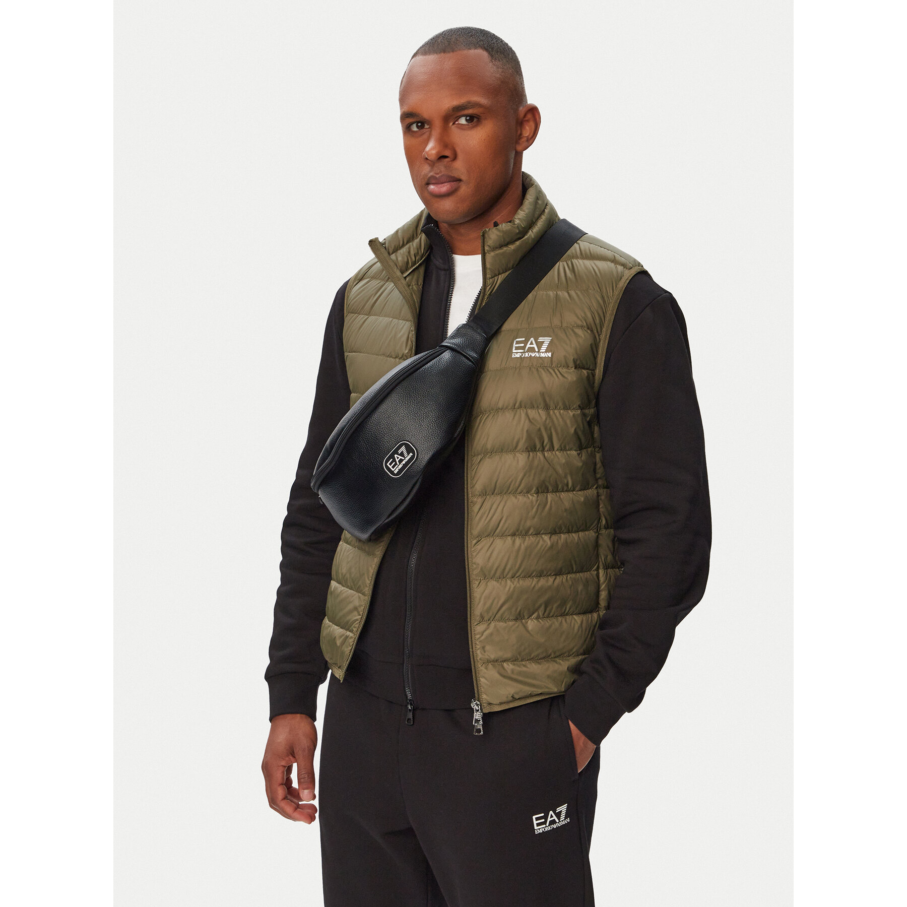 Torbica oko struka﻿ EA7 Emporio Armani 7X000073 AF29345 Crna