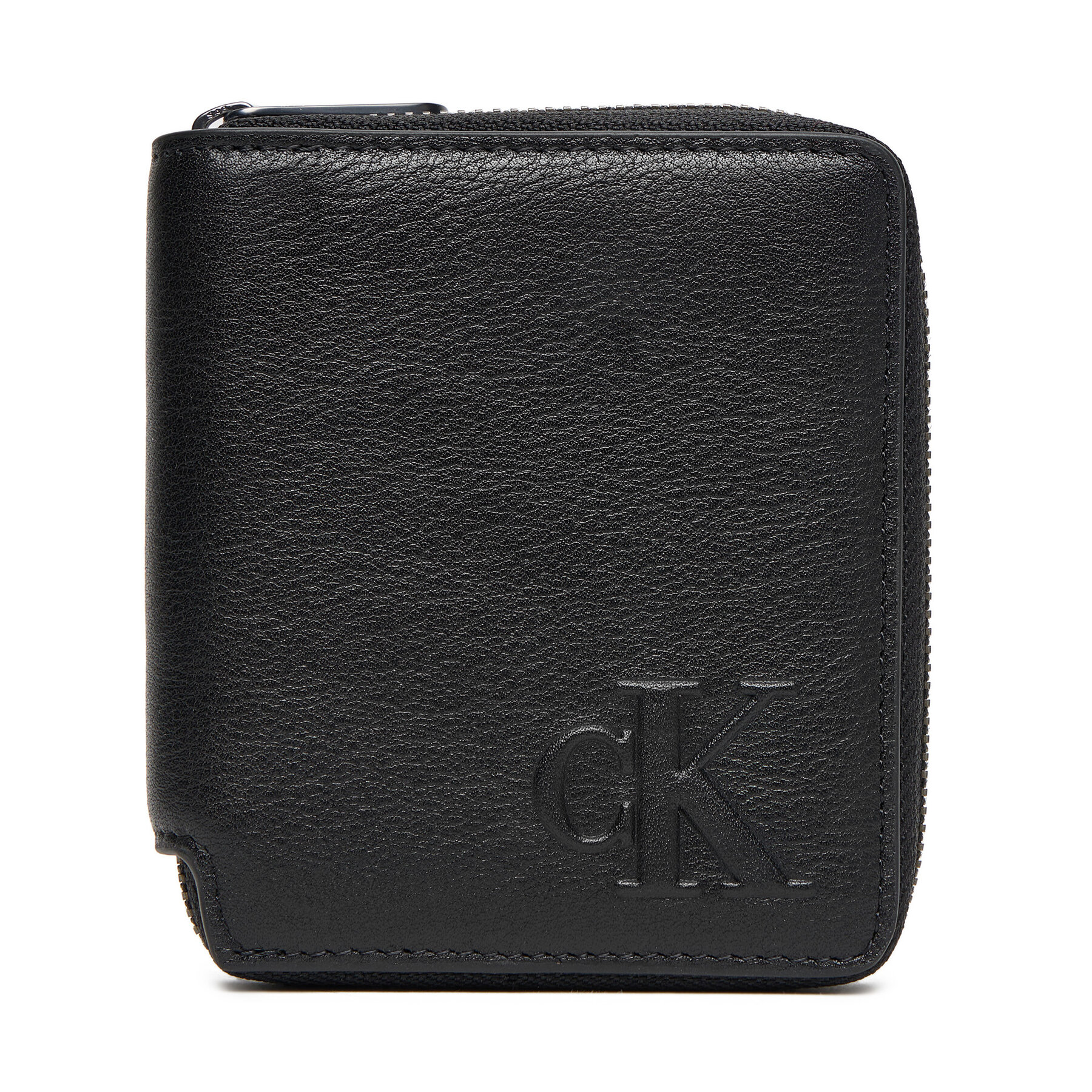 Portofel Mic pentru Bărbați Calvin Klein Ck Zip Billfold LV04D1077G Negru