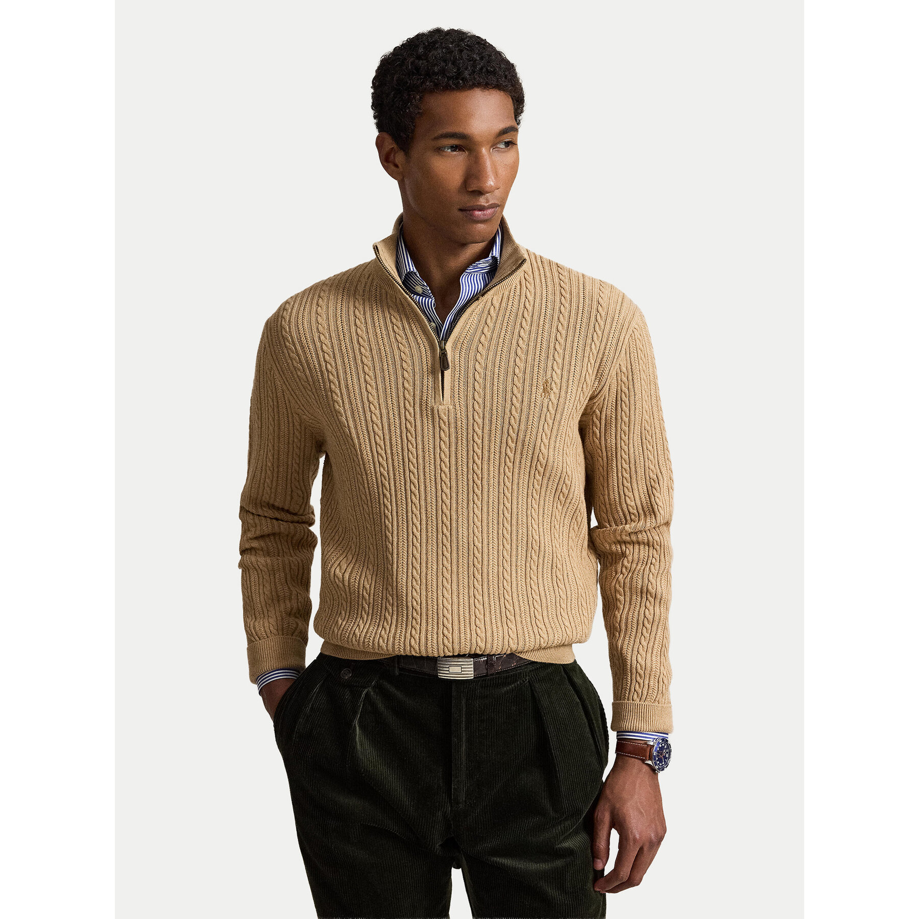 Polo Ralph Lauren Pullover 710B26776003 Braun Regular Fit