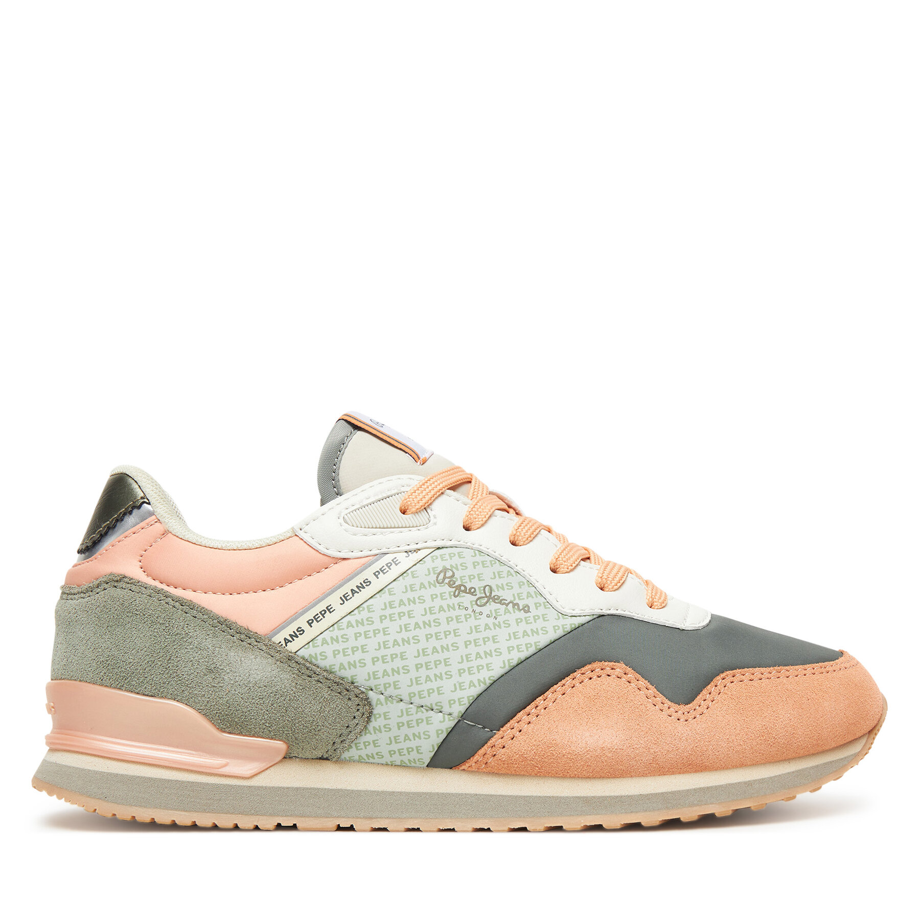 Sneakersy Pepe Jeans London Jelly W PLS400009 Oranžová