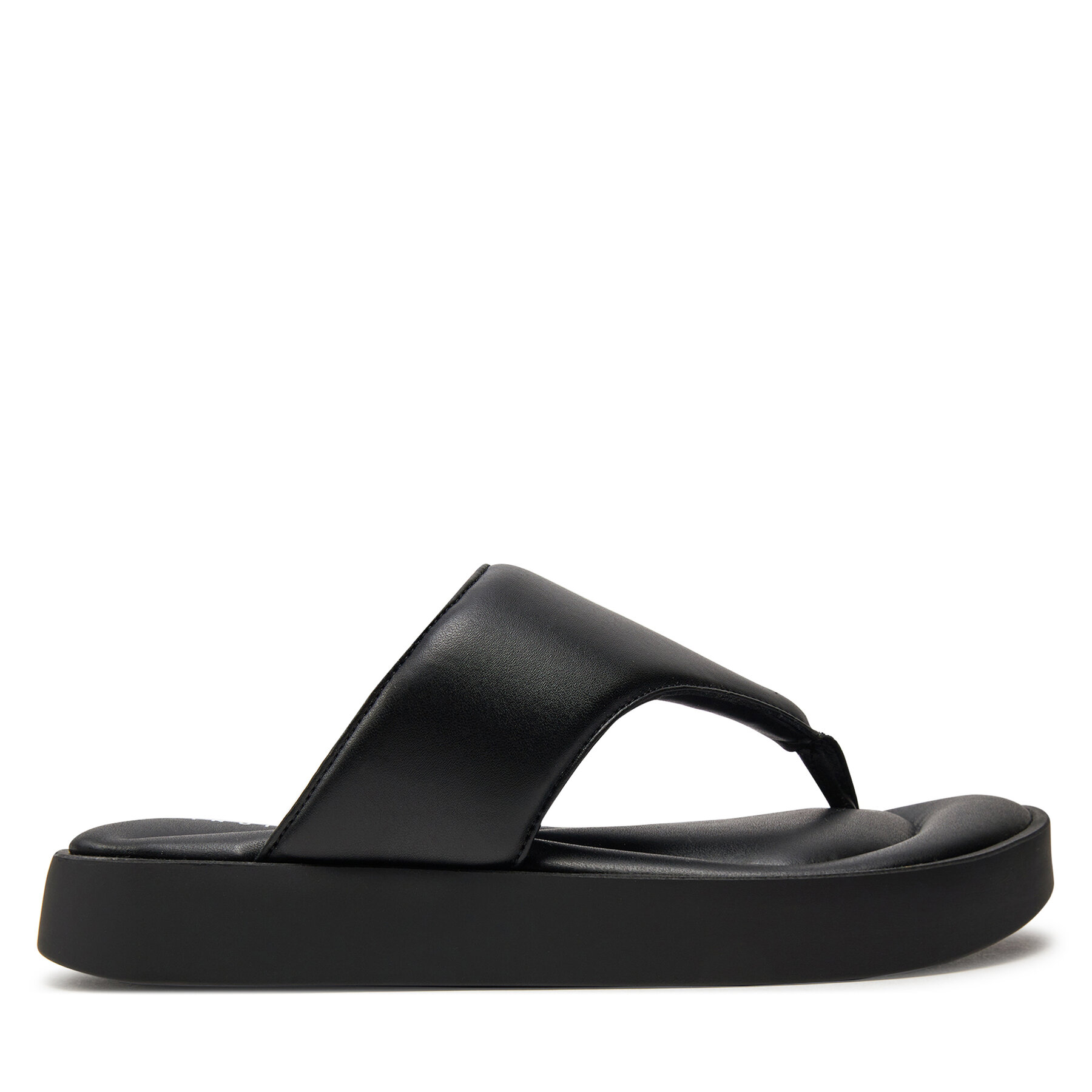 Damskie Japonki Inuikii, Rozmiar 38 Czarny Padded Toe 70105-135