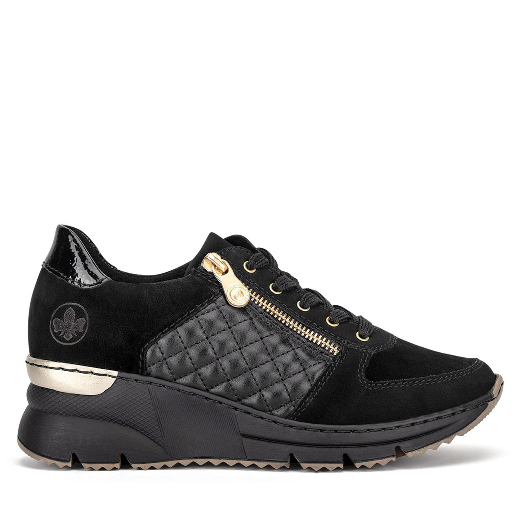 Sneakersy Rieker N6314-00 Čierna