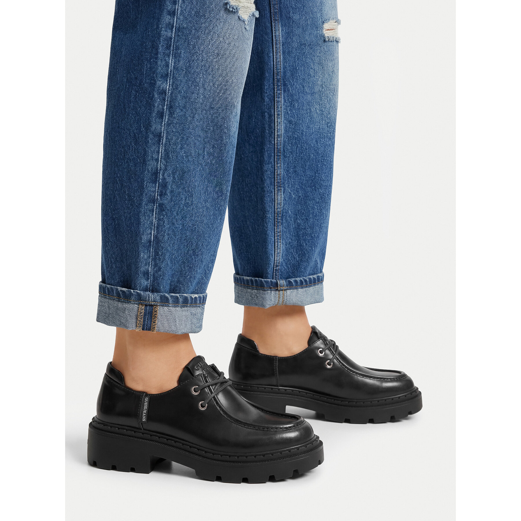 Poltopánky Guess Jeans CEO-HY5389S-9 Čierna