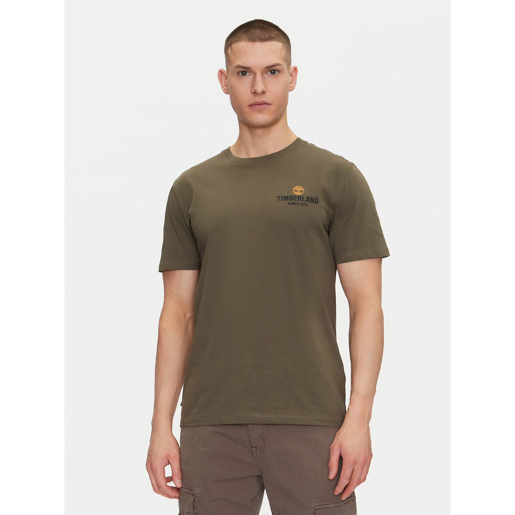 Timberland Póló TB0A2G8S Zöld Regular Fit