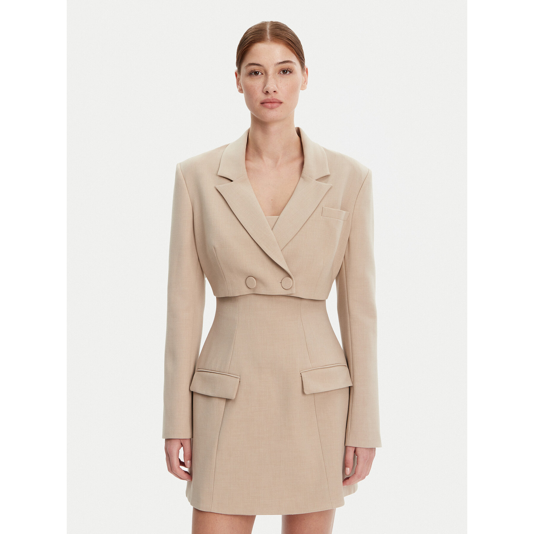 Bardot Sakko 59657JB Beige Regular Fit