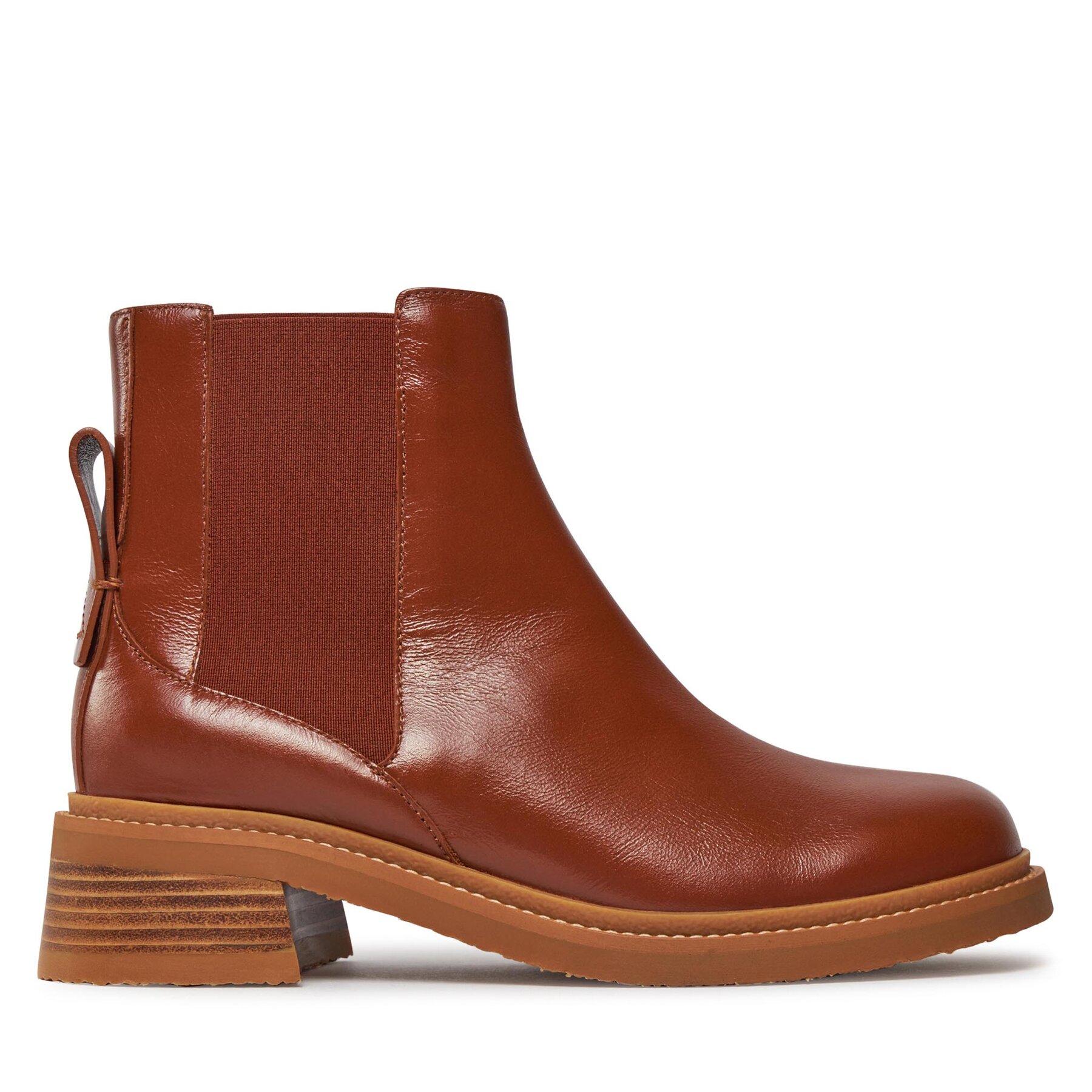 Botines Chelsea See By Chloé SB41001A Marrón