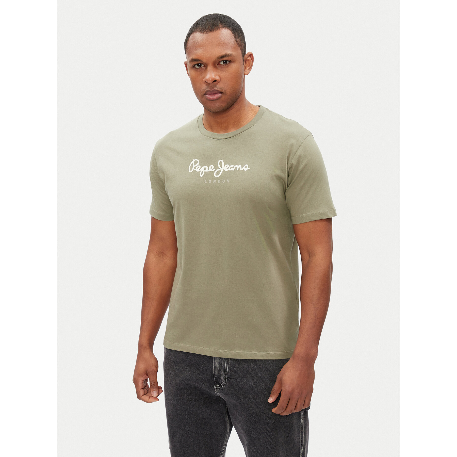 Pepe Jeans Póló Eggo N PM508208 Zöld Regular Fit