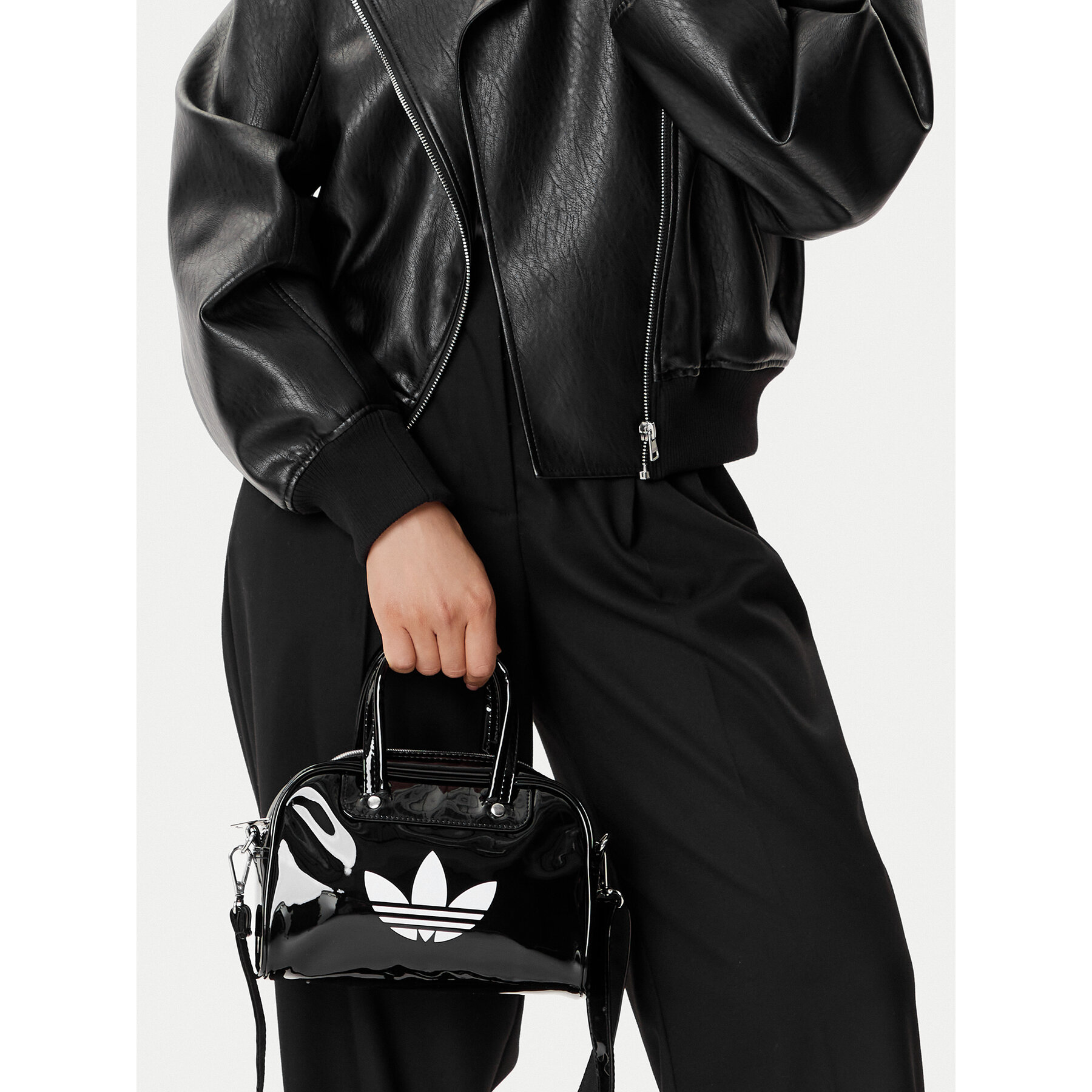 Borsetta adidas Adicolor Mini Bowling JX0247 Nero