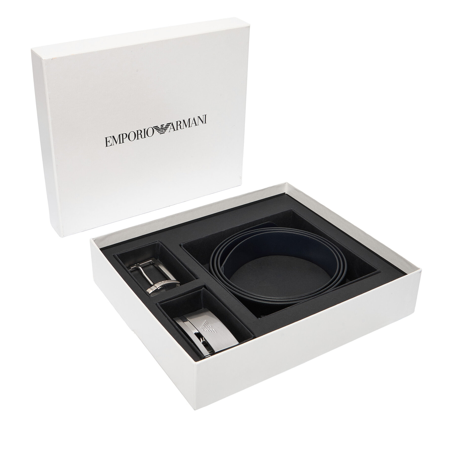 Pánsky opasok Emporio Armani Y4S498 YLP4E 81519 Čierna