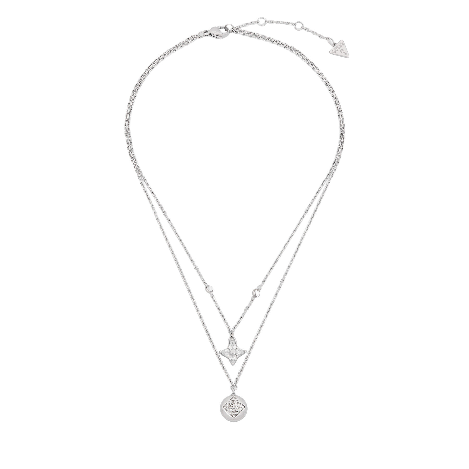 Náhrdelník Guess JUBN06 468JW Strieborná
