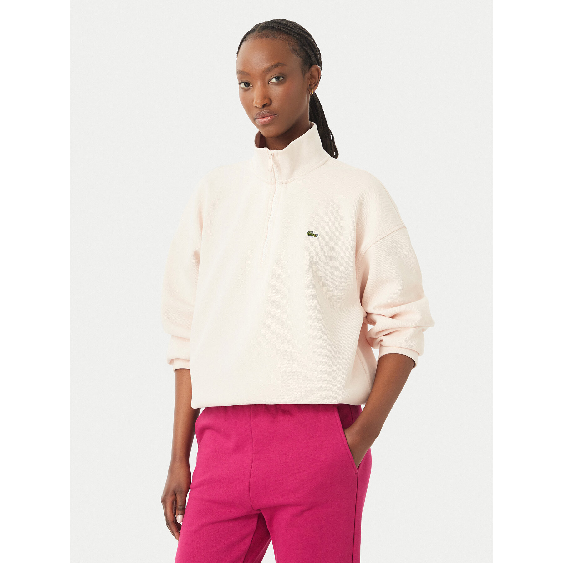Lacoste Sweatshirt SF5271 Hellrosa Regular Fit