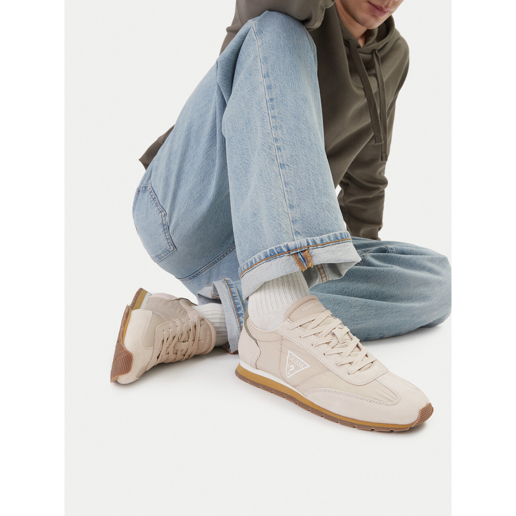 Superge Guess Jeans EO-WILIAMS-01 126AM Bež