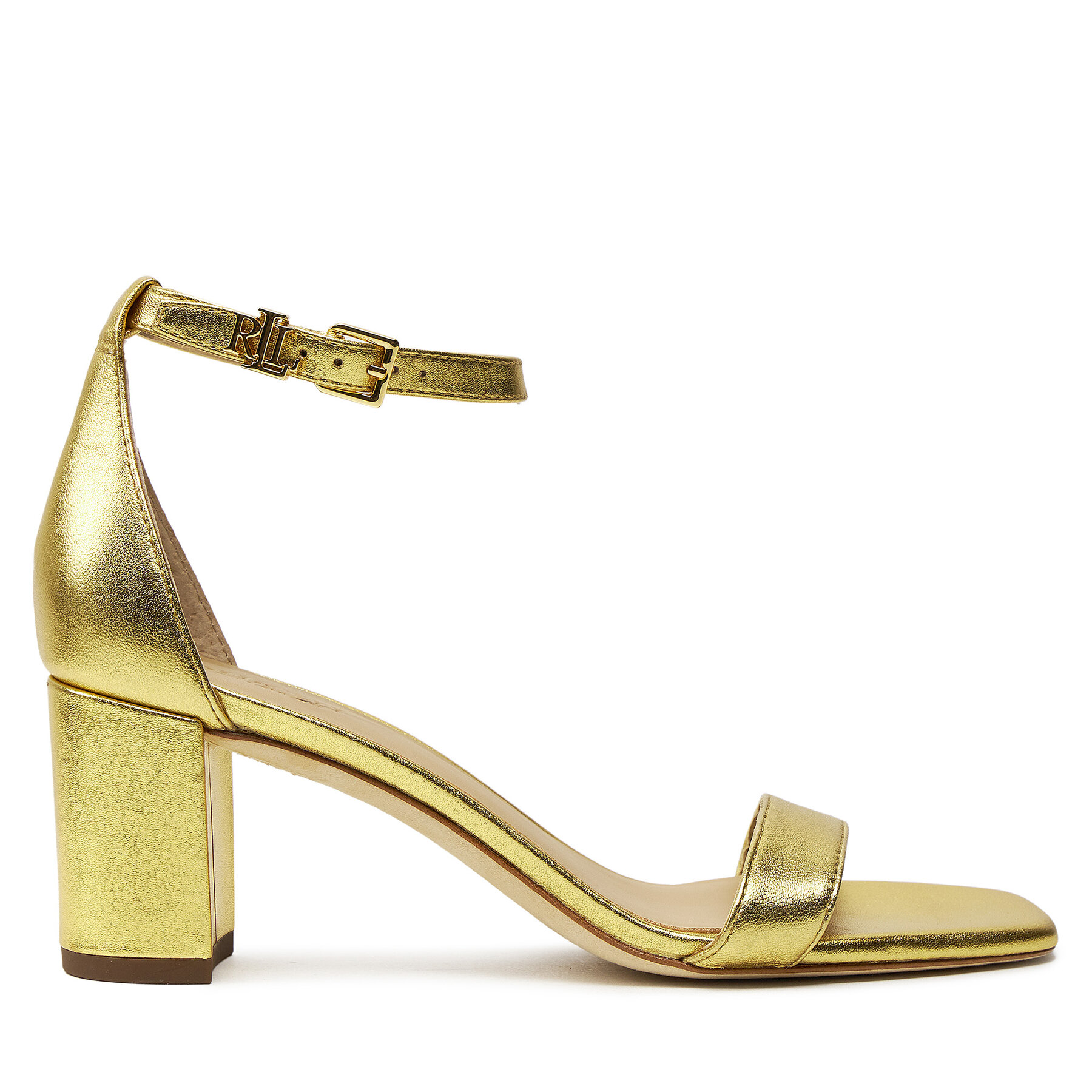Sandále LAUREN RALPH LAUREN 802935562002 Zlatá