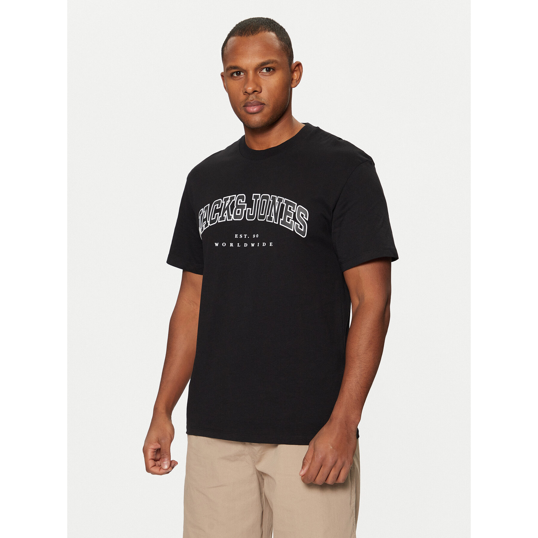 Jack & Jones T-shirt 12257579 Nero Relaxed Fit