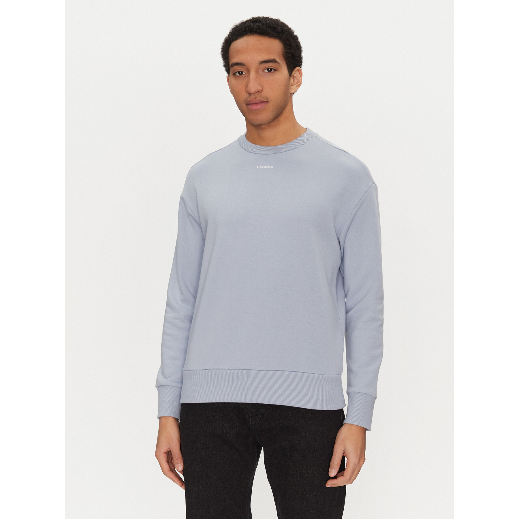 Calvin Klein Sweatshirt Nano Logo K10K112870 Blau Regular Fit