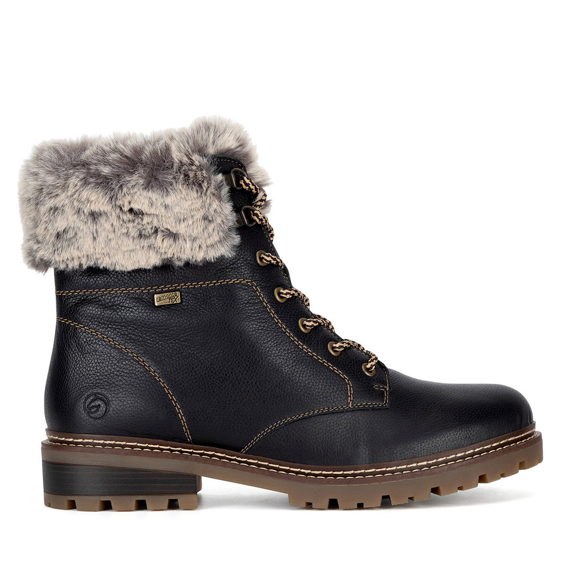 Ghete Remonte D0B74-01 Negru