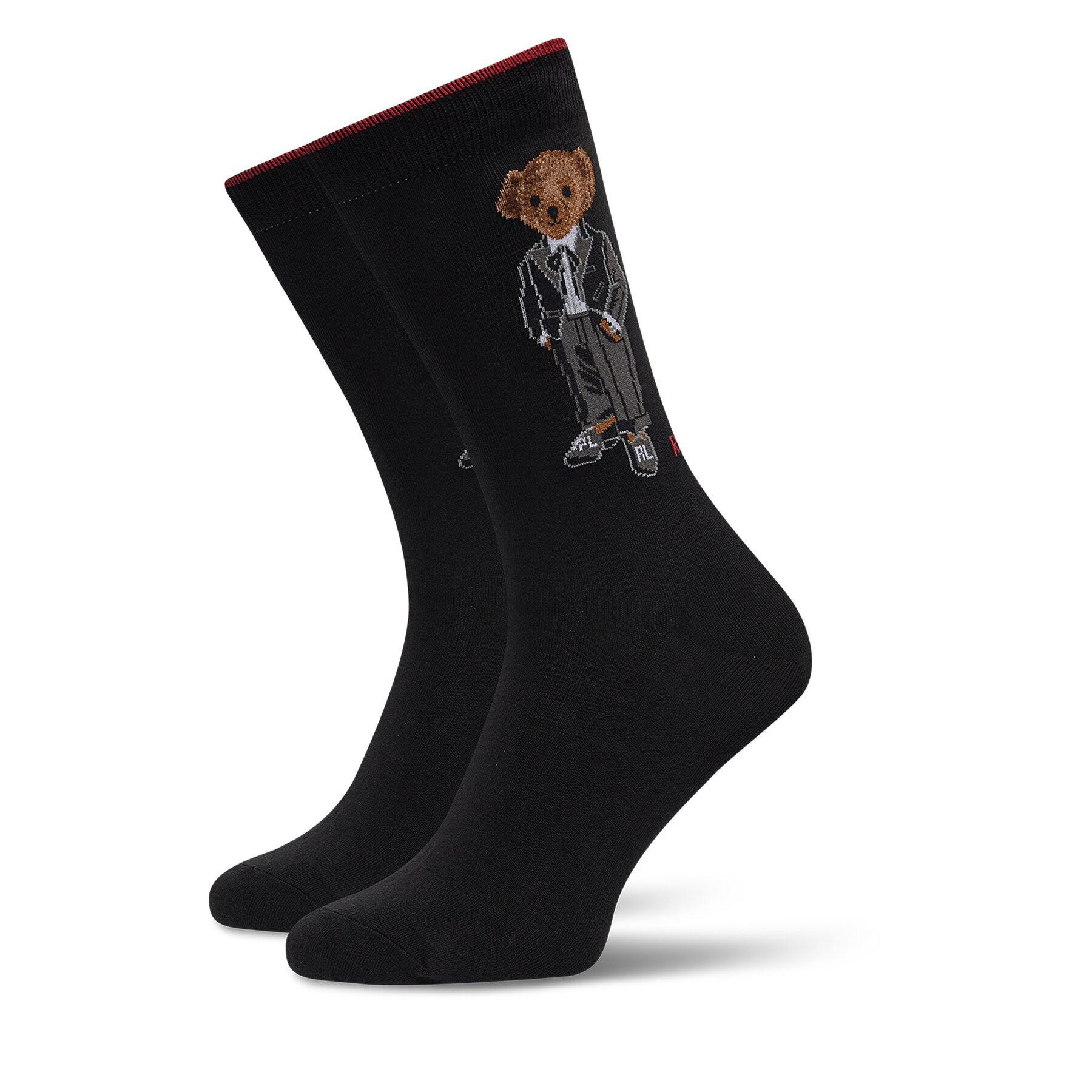 Calcetines altos para mujer Polo Ralph Lauren 455956264001 Negro