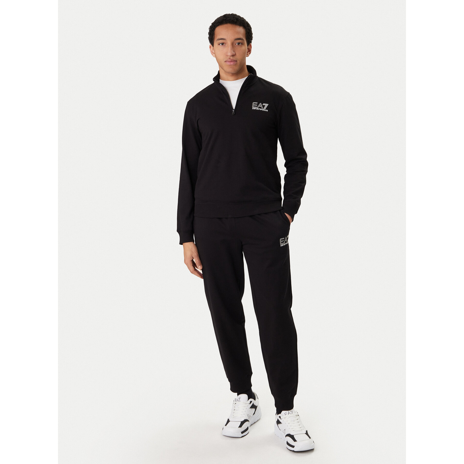 EA7 Emporio Armani Jogginganzug 7M001317 AF13512 UC001 Schwarz Regular Fit