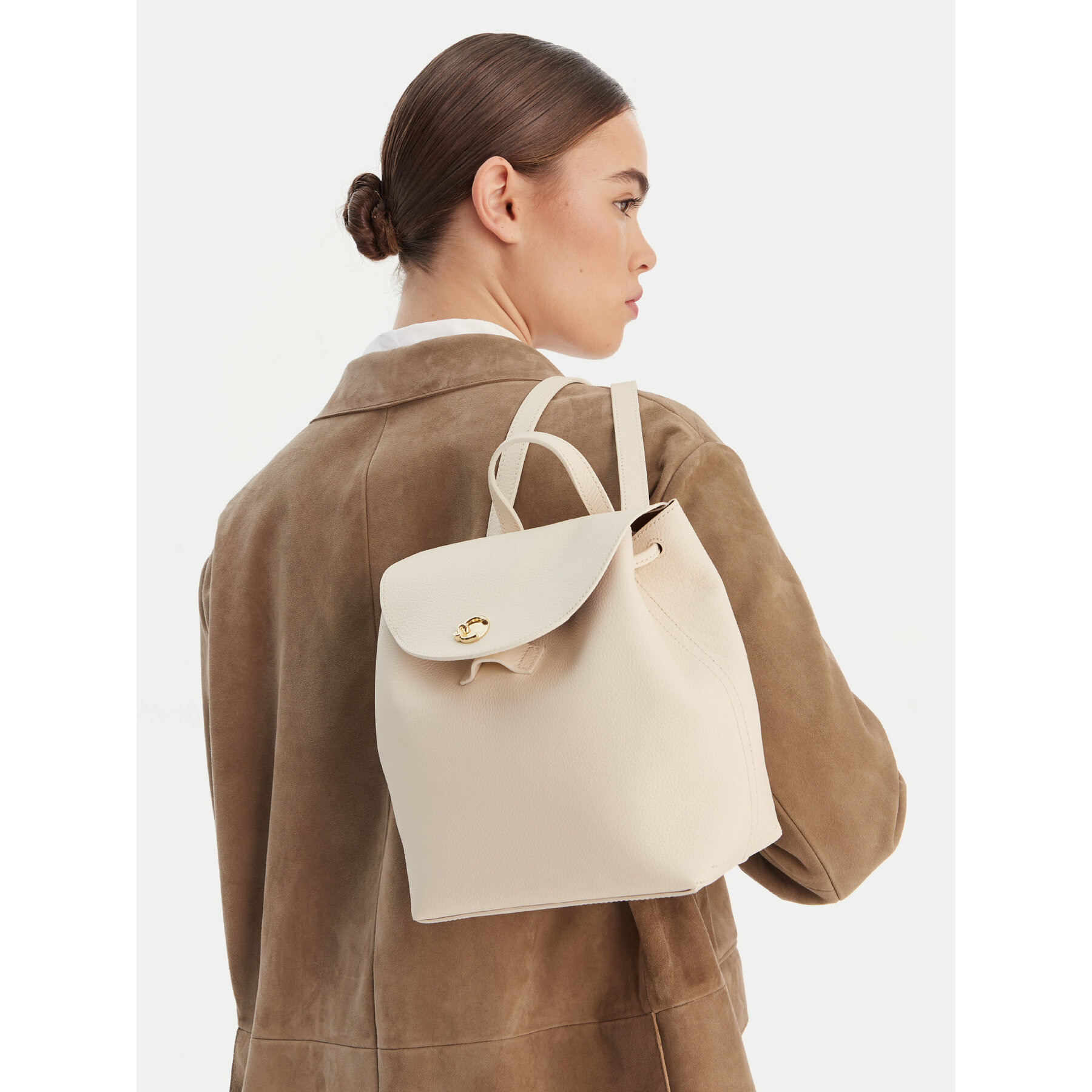 Σακίδιο Coccinelle TOA Coccinellenikla E5 TOA 54 01 01 Εκρού