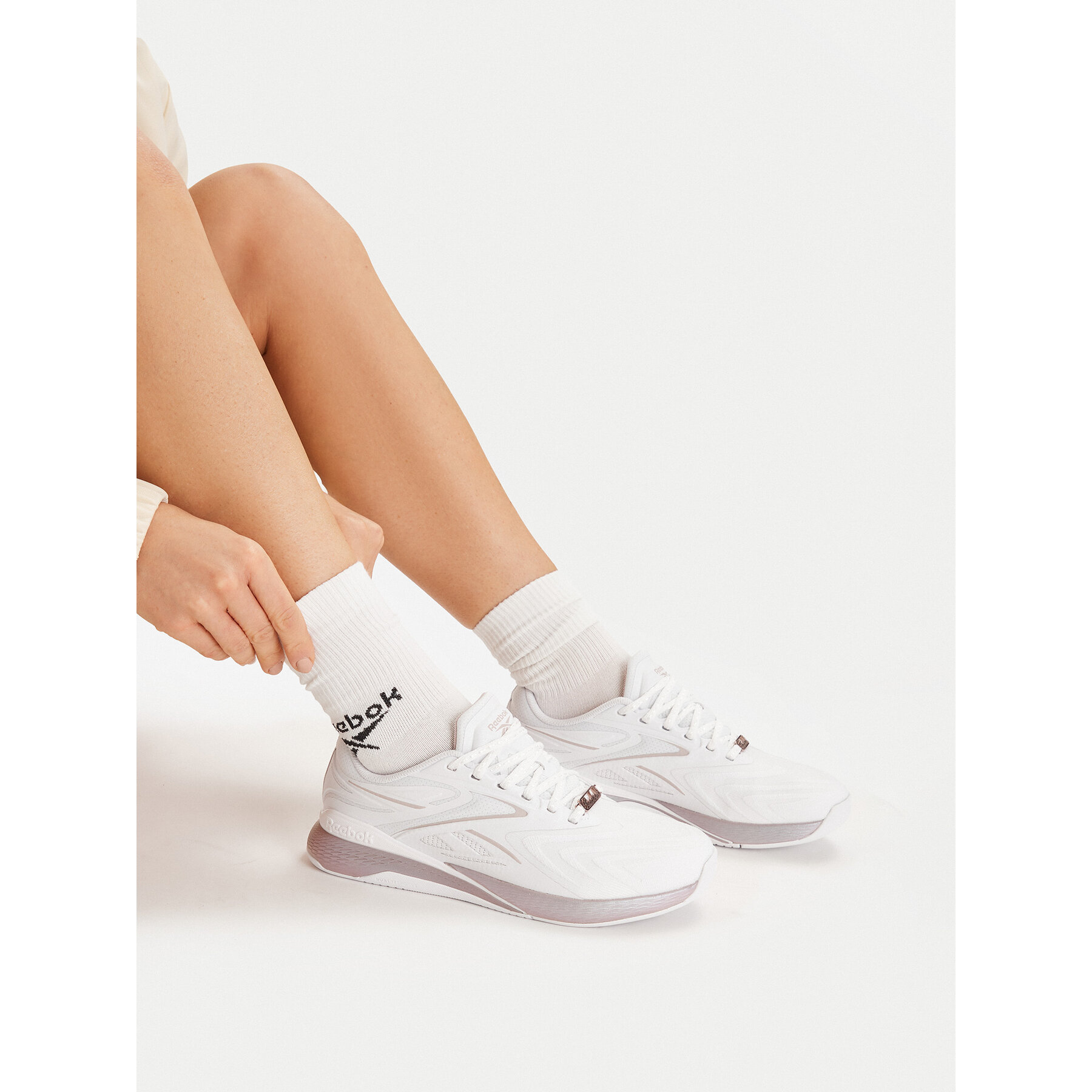 Обувки за фитнес зала Reebok SS-NANO X5 EDGE 100249417 Бял